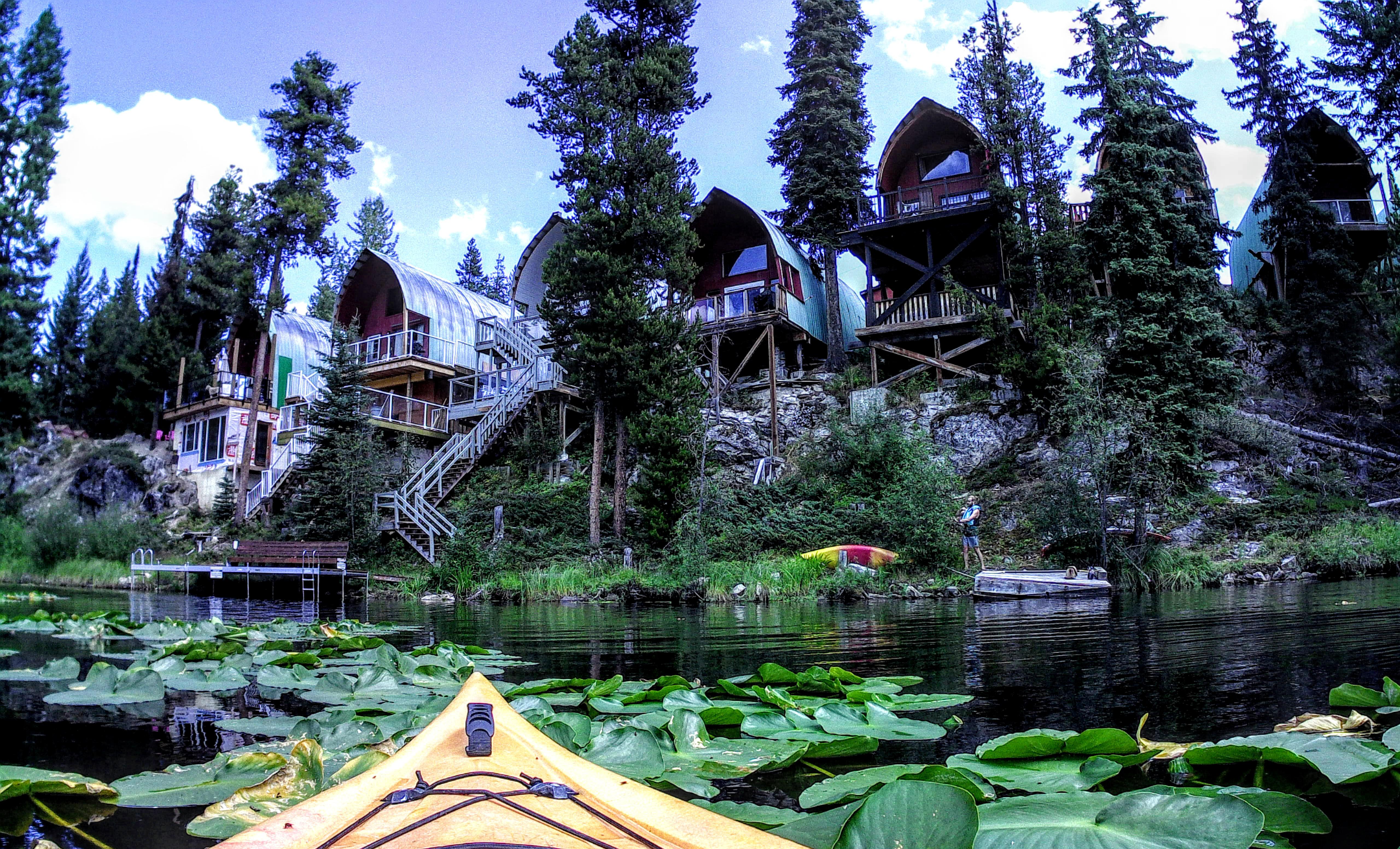 View from my kayak at Idabel Lake, British Columbia. r/Kayaking