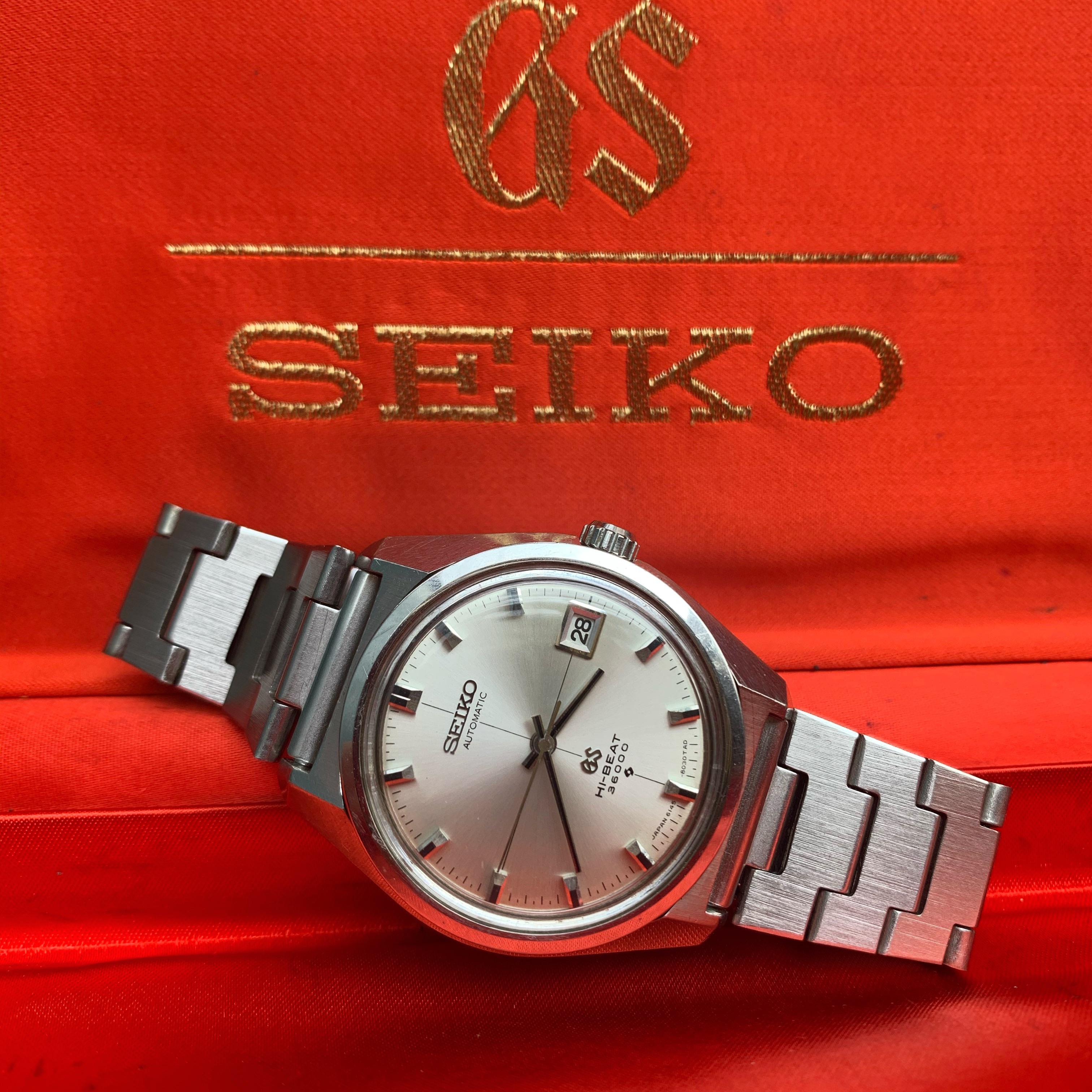 [GRAND SEIKO] Grand Seiko 61458000 crosshair dial from 1969 with box. r/Seiko