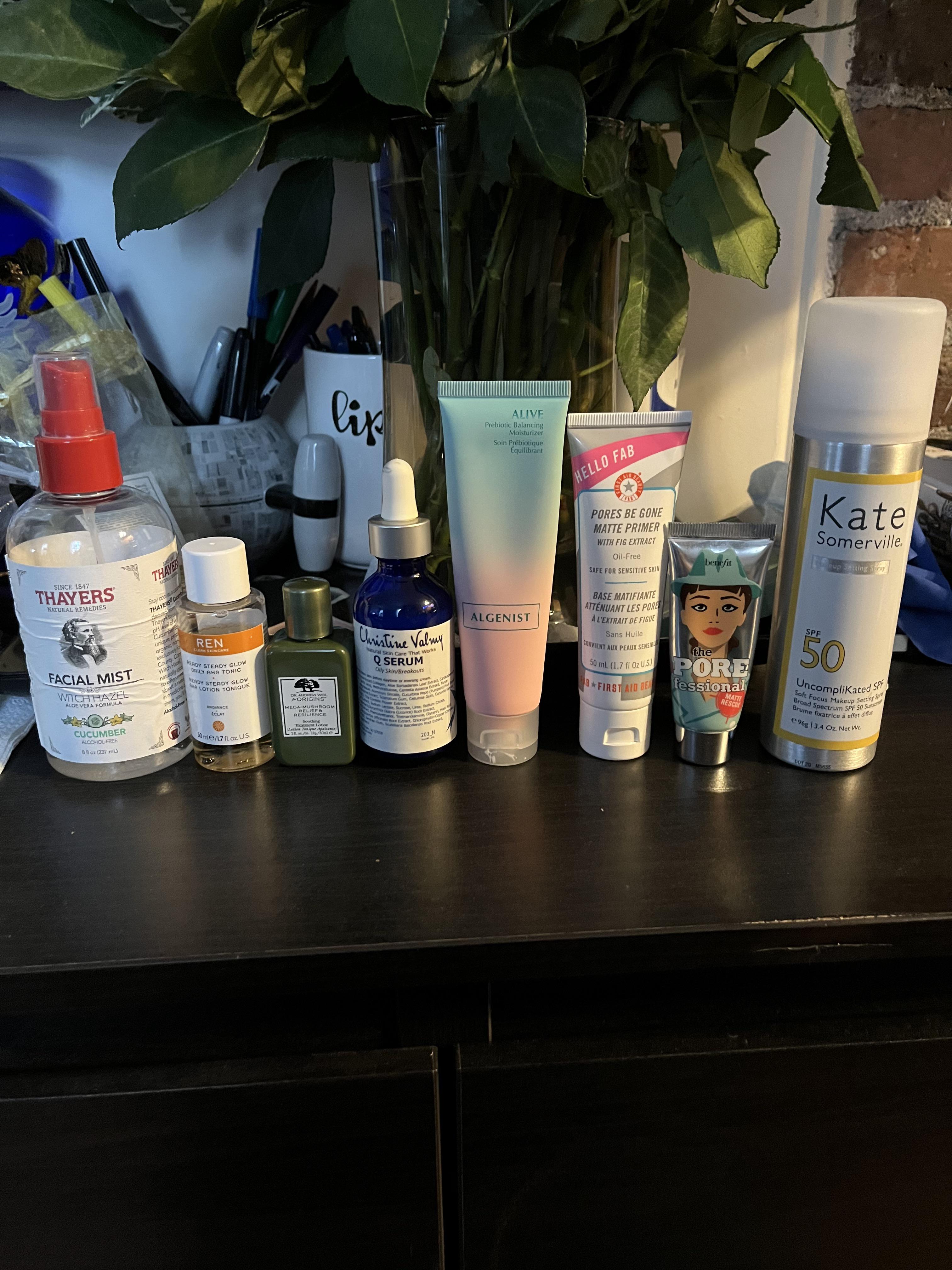 Daytime routine. Primers alternating so it doesn’t go bad ) r