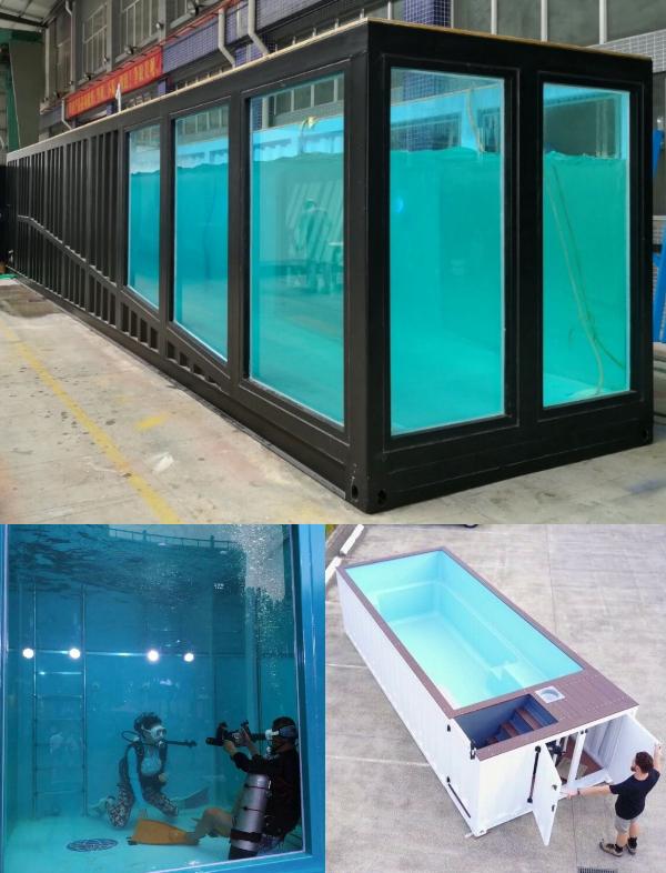 Safe Room Designs shipping container swimming pool r/Mywalletisready