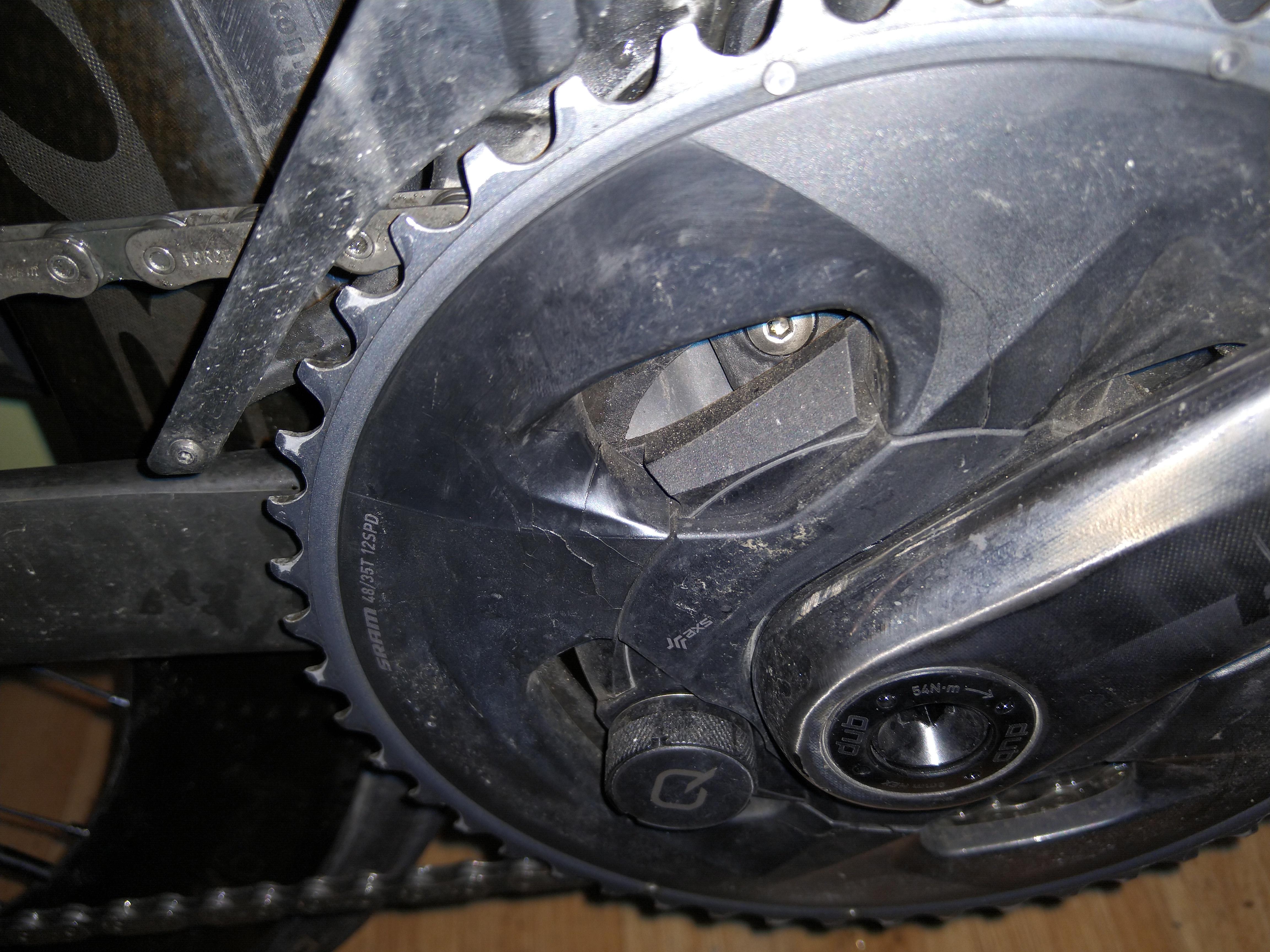 Chain ring "cover" cracking? r/bikewrench