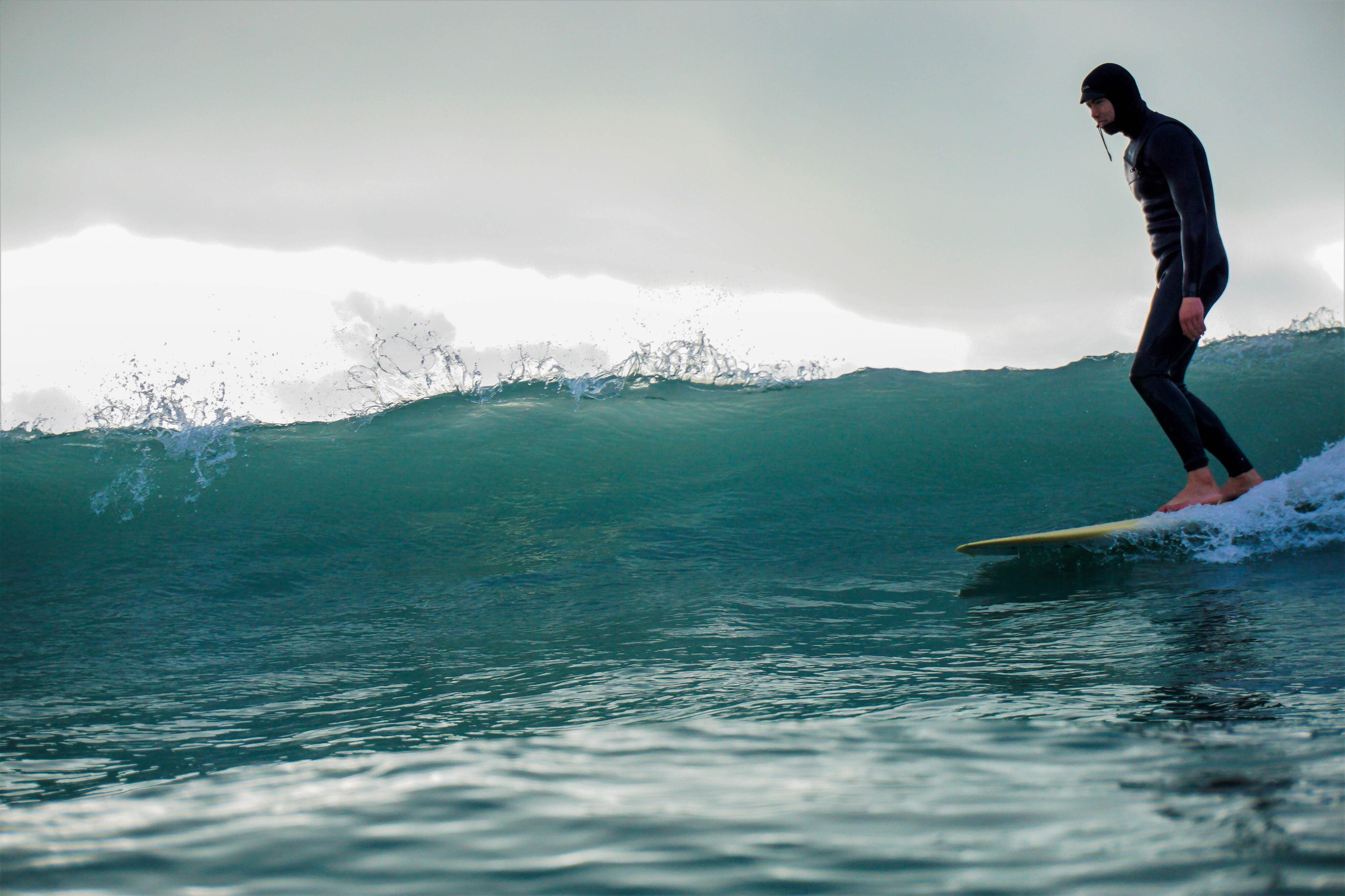 Mid winter longboarding in New Zealand. insta ngaruimages for more 🤙