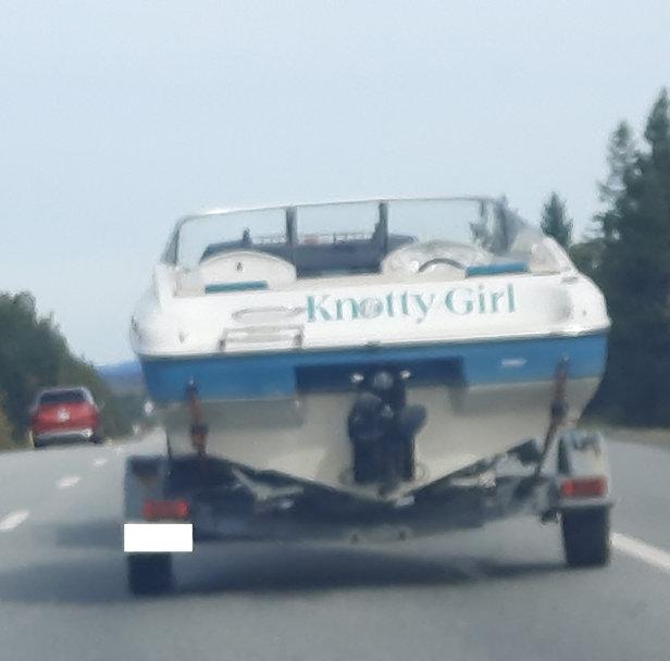 One of the best boat names I've ever seen r/funny