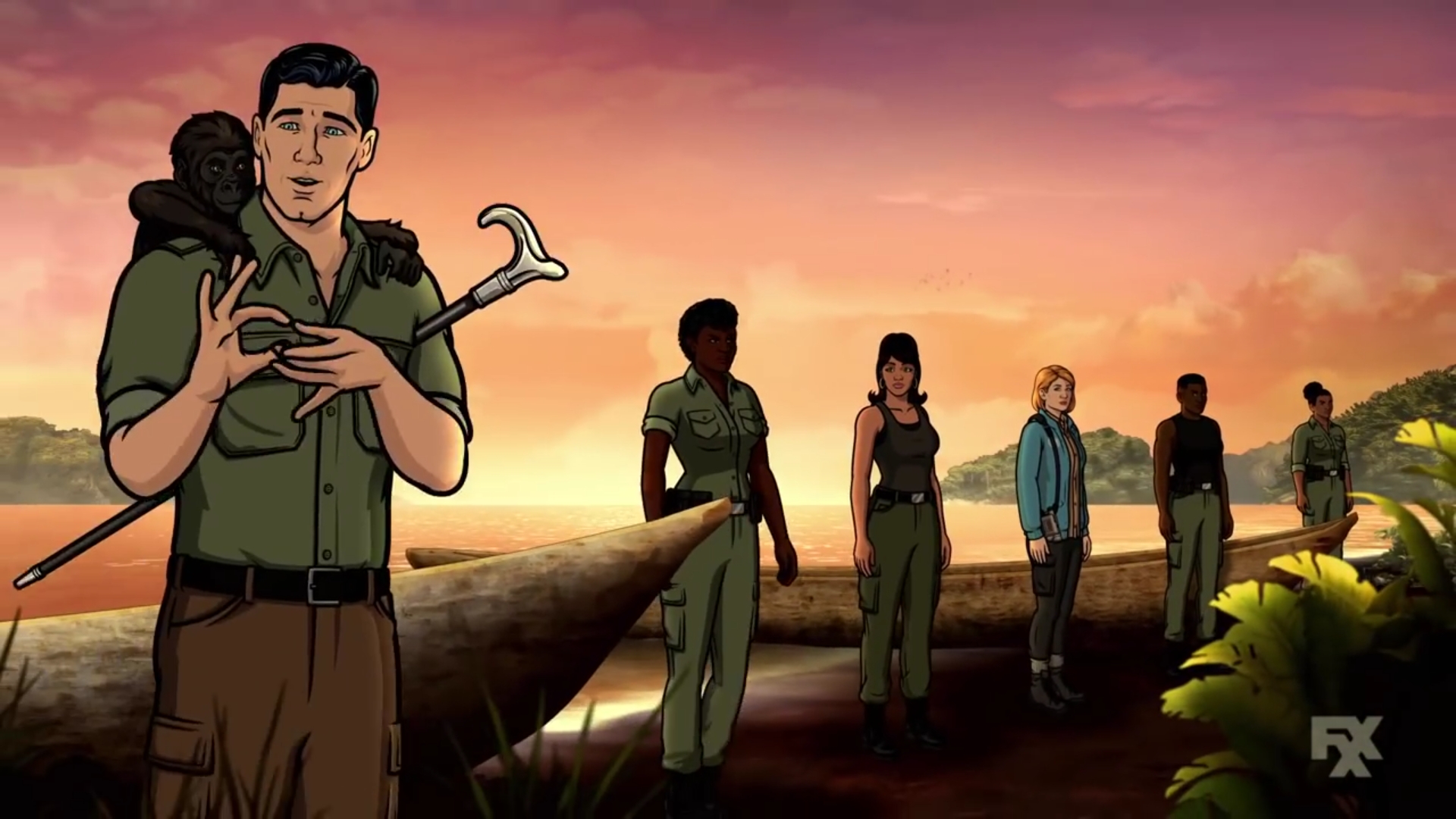 looks like archer can walk without the tactlecane... is he just