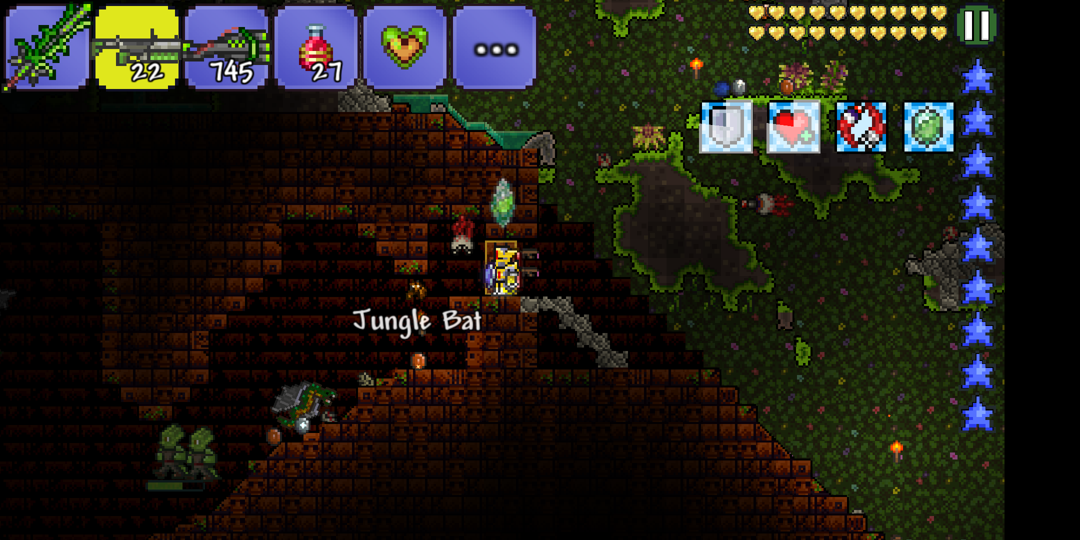 Jungle temple blocks blocked my way in _( r/Terraria