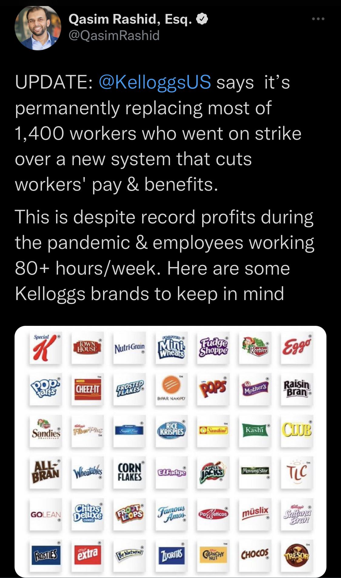 Boycott Kellogg's r/canadaleft