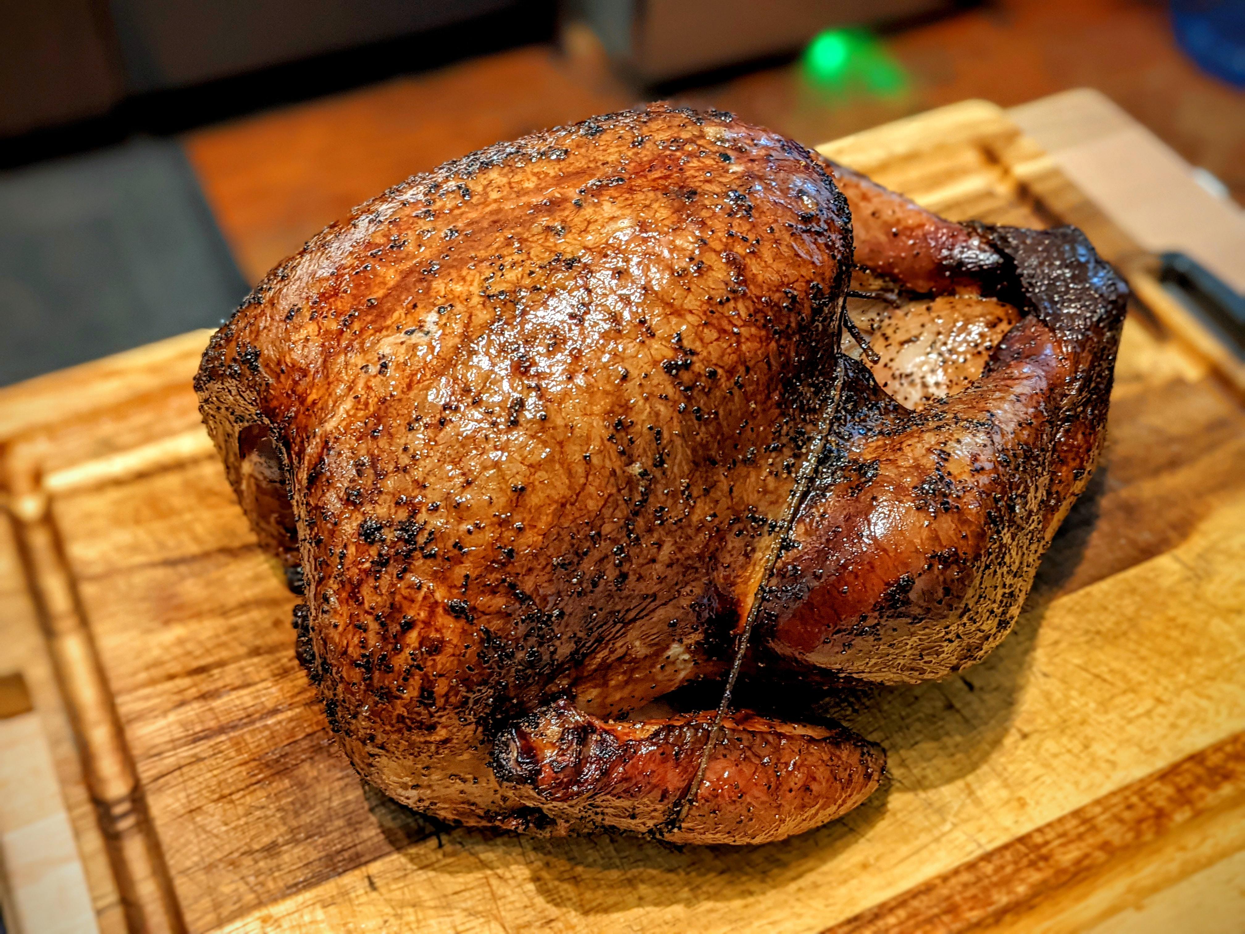 Smoked Maple Glazed Turkey for Thanksgiving r/smoking