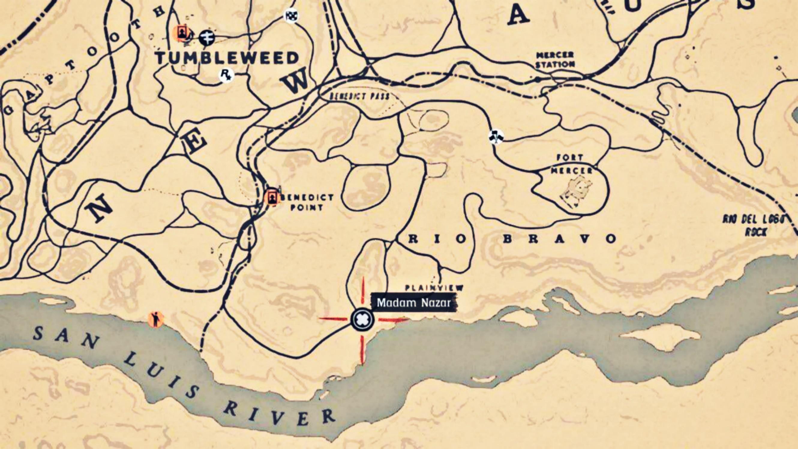 Madam Nazar is don't go anywhere, she stayed in Rio Bravo, New Austin