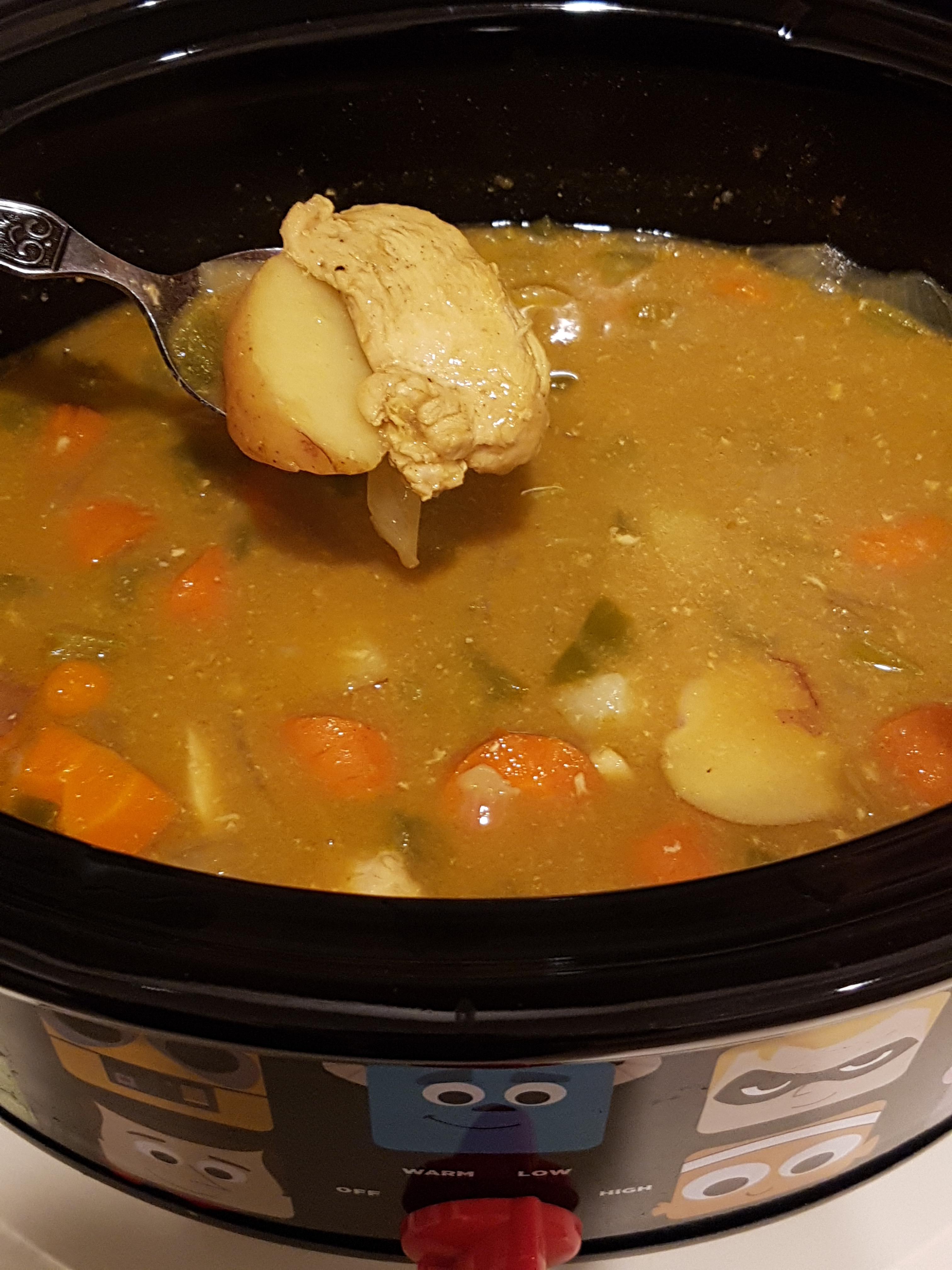 End result of Japanese Curry! Wish it was a little thicker but it is