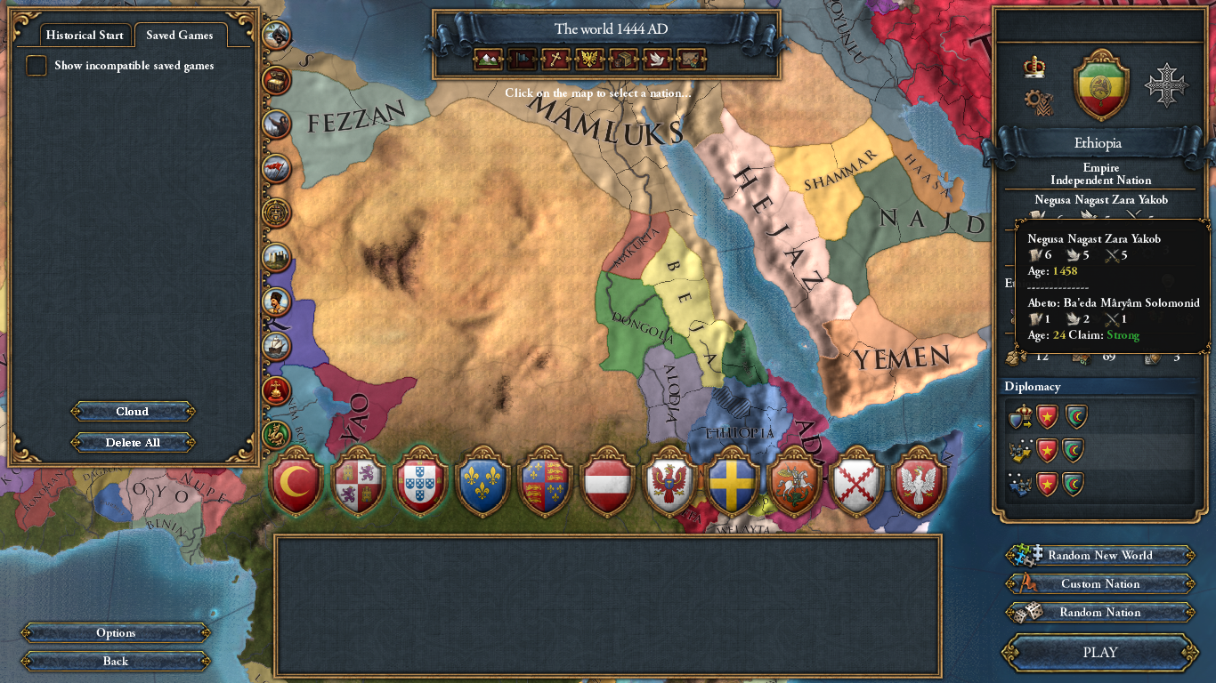 I think ruler of Ehiopia is undead , i don't know why r/eu4