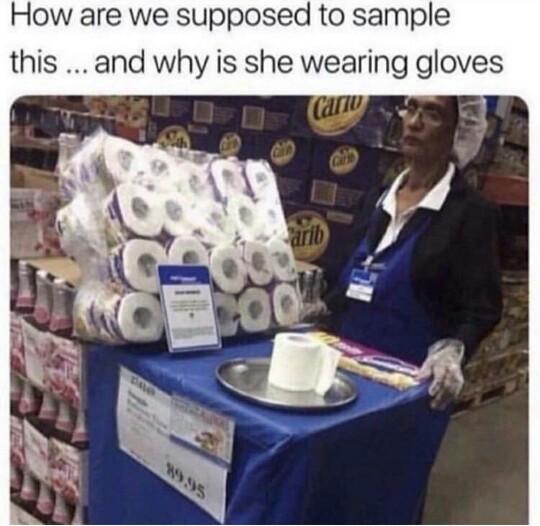 I love free samples r/memes