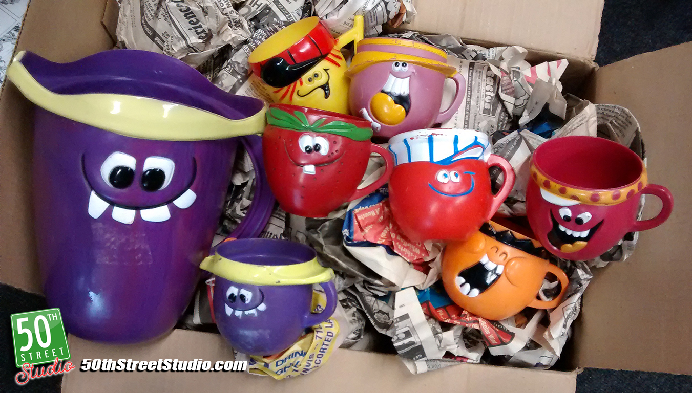 Funny Face drink mix cup collection (Pillsbury, ca.1969) FunnyCuteCool