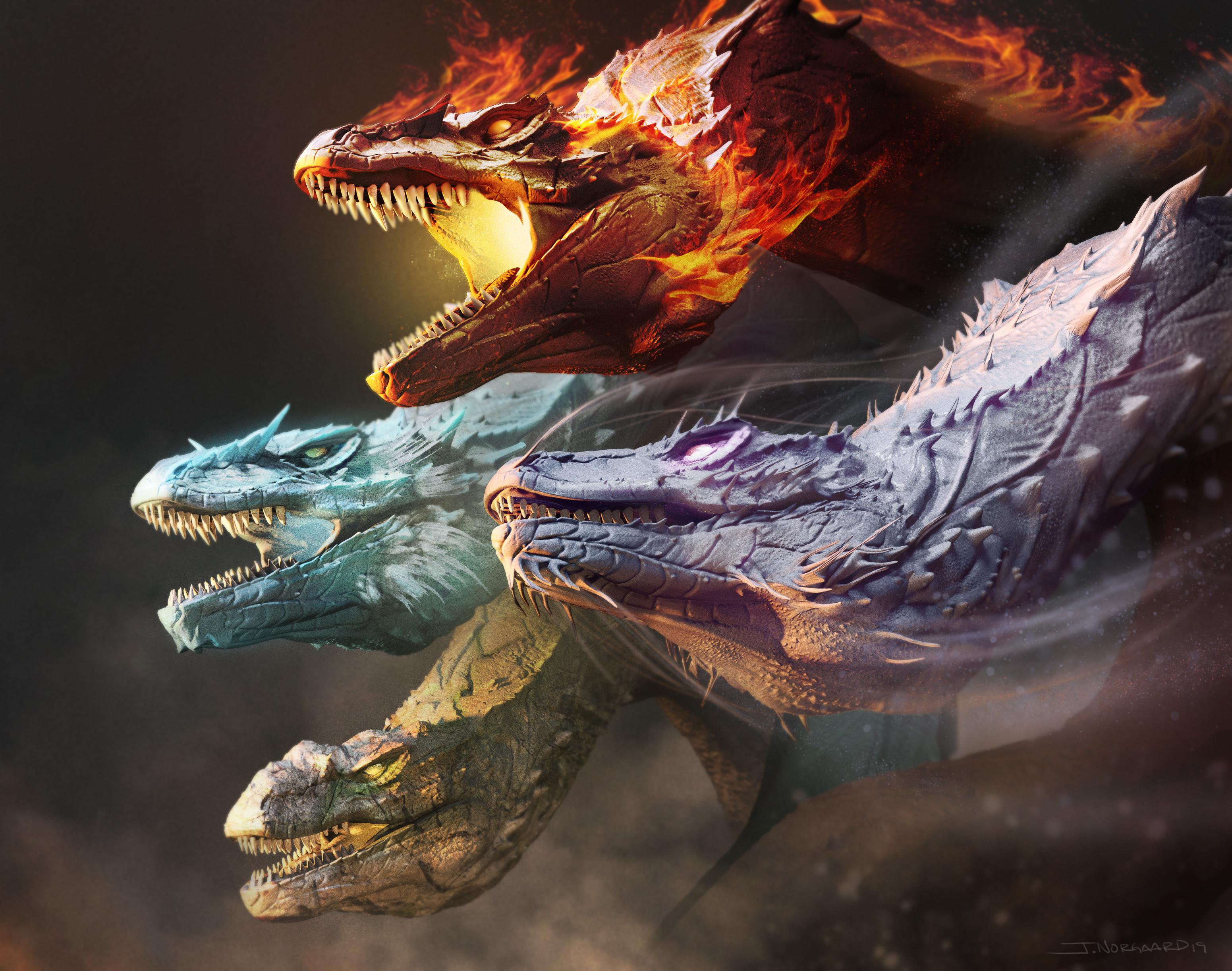 Hydra Dragon Wallpaper