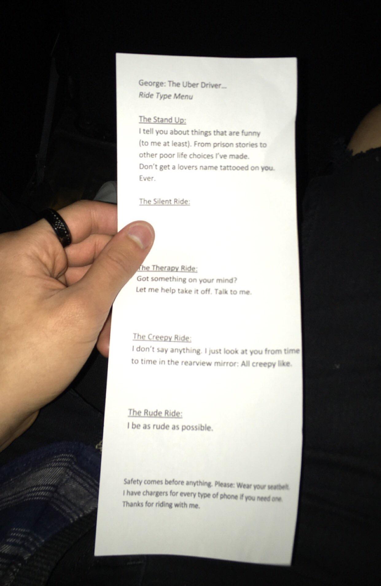 This Uber driver watches Nathan for You. r/nathanforyou