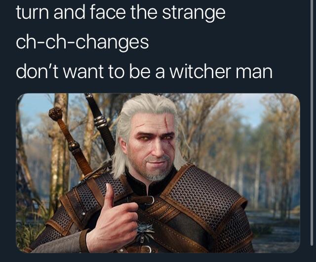 Time may change me, but I can’t trace Ciri r/Witcher3