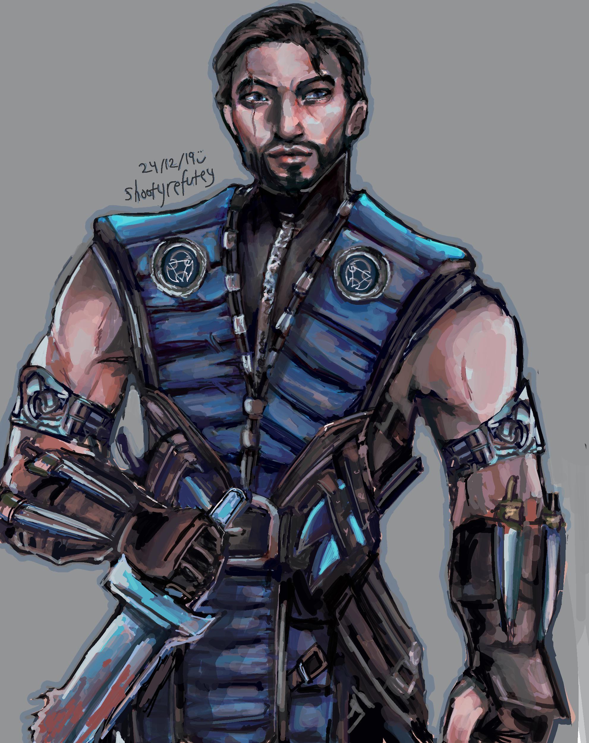 Chinese Ninja Warrior (my art) r/MortalKombat