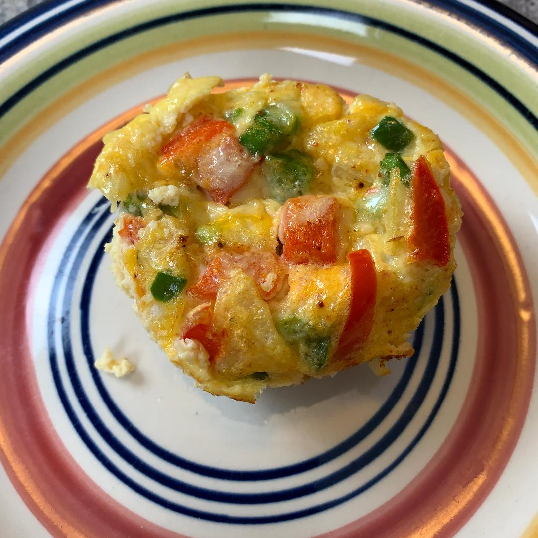 Western omelette bites i made for breakfast. r/eggs