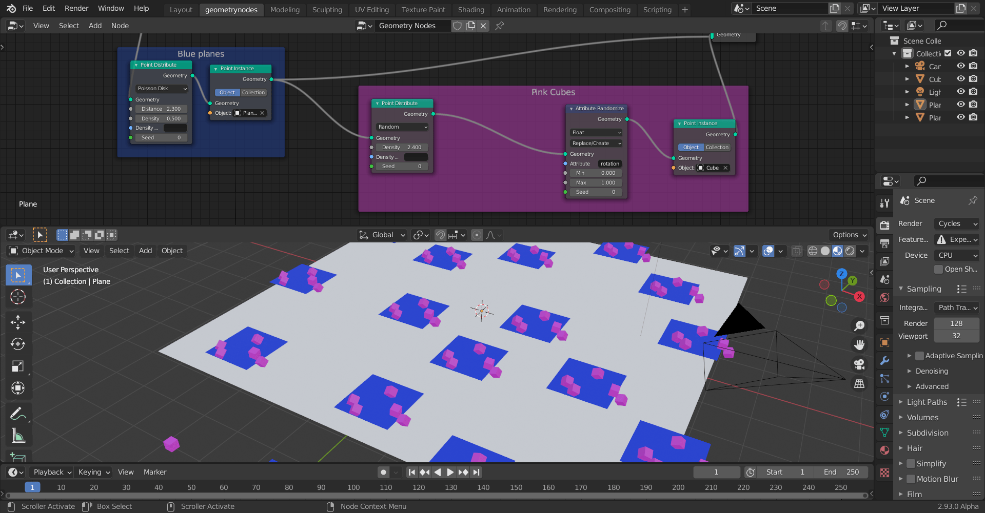 Geometry Nodes (2.93), Is it possible to set a new seed for each