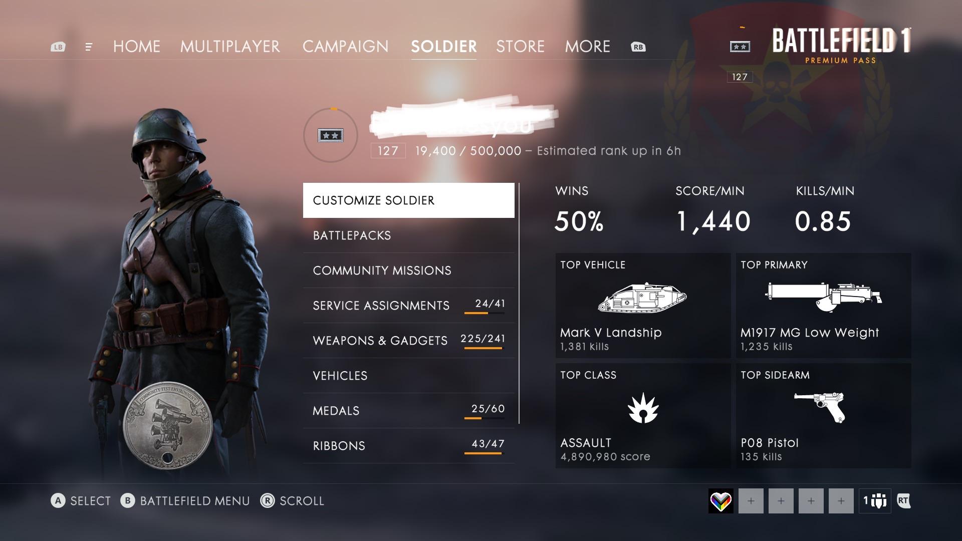 Stats r/battlefield_one