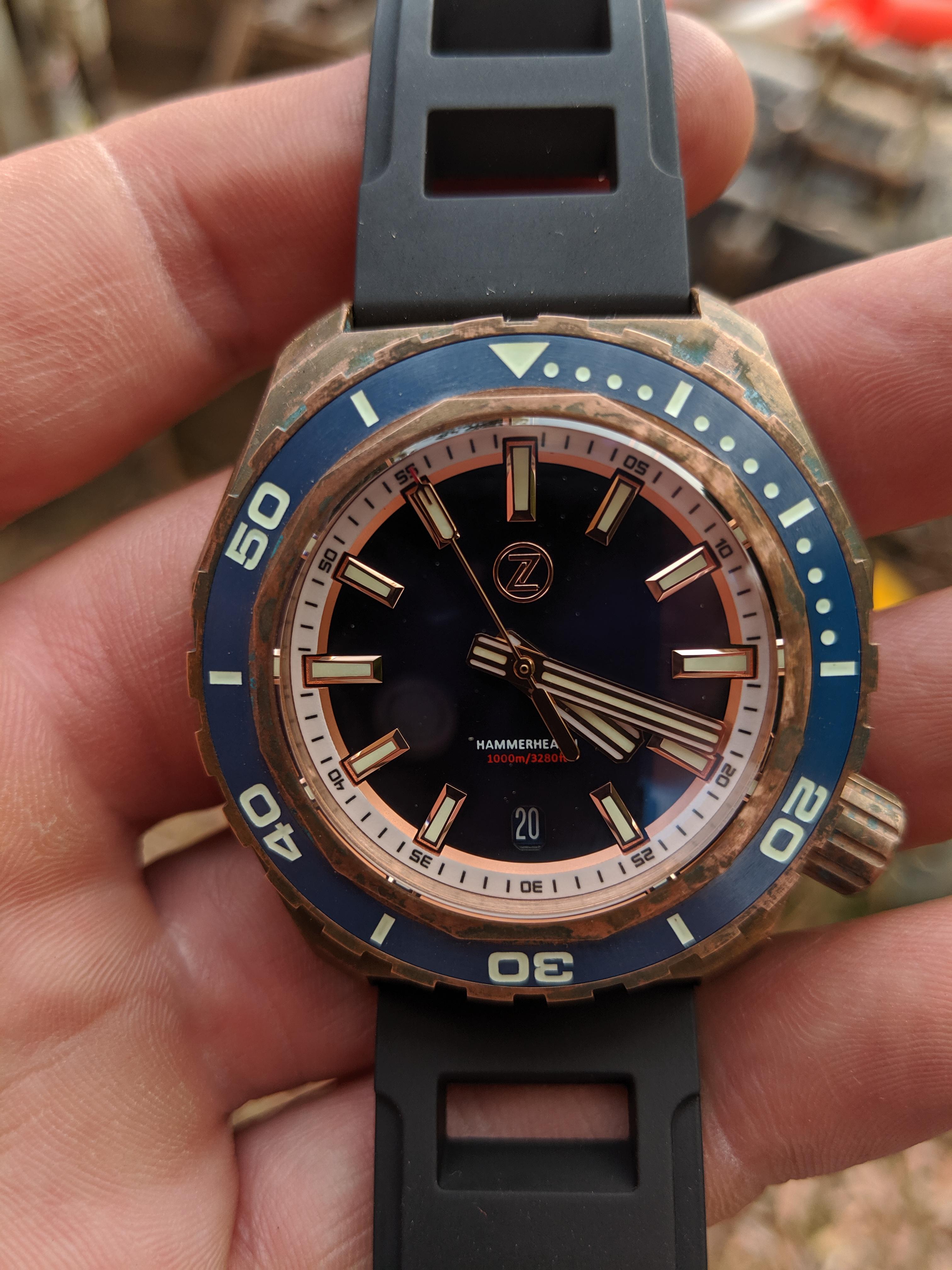 [Zelos Hammerhead 2 1000m dive watch] r/Watches