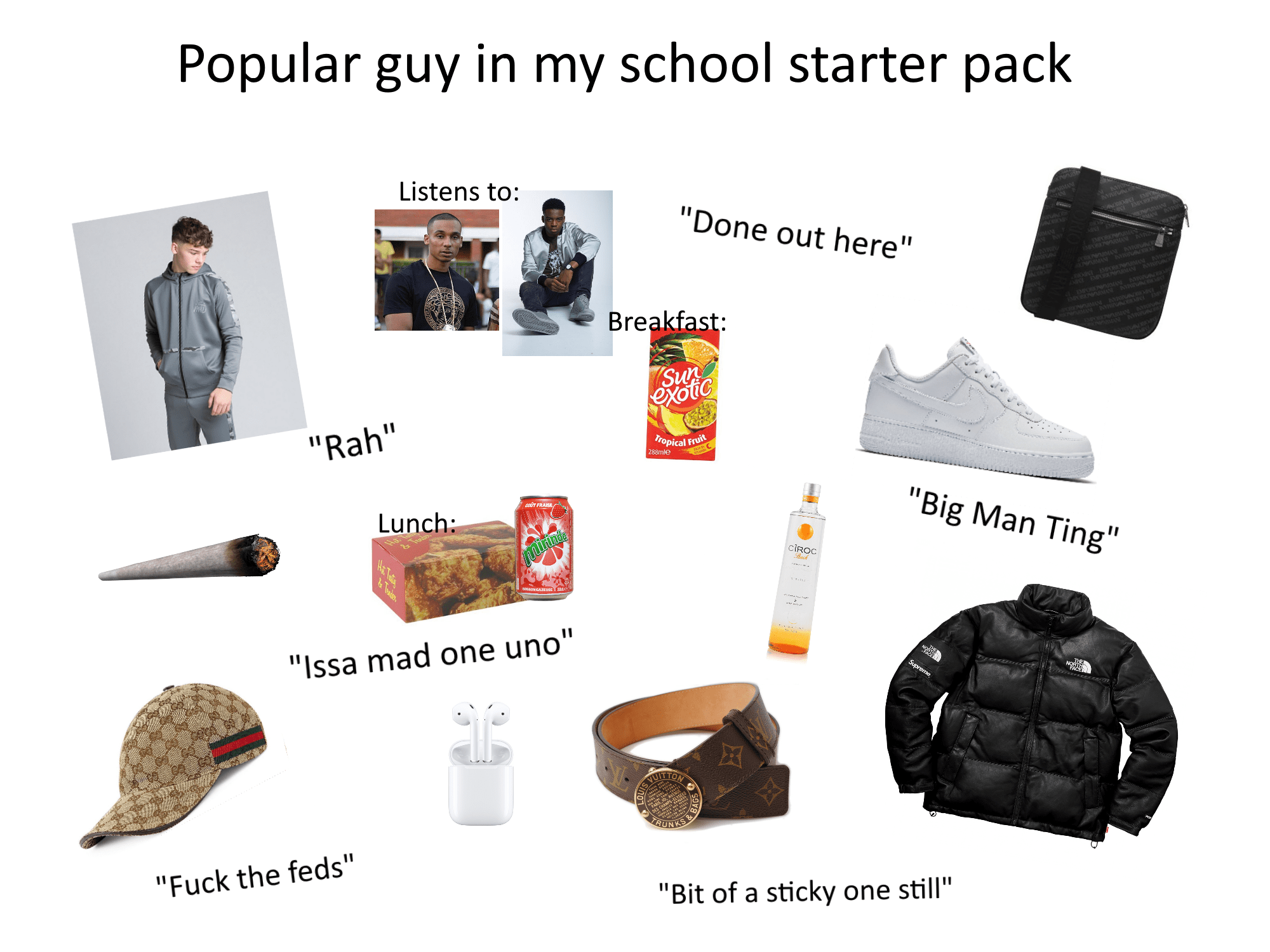 Popular guy at my school starter pack r/starterpacks