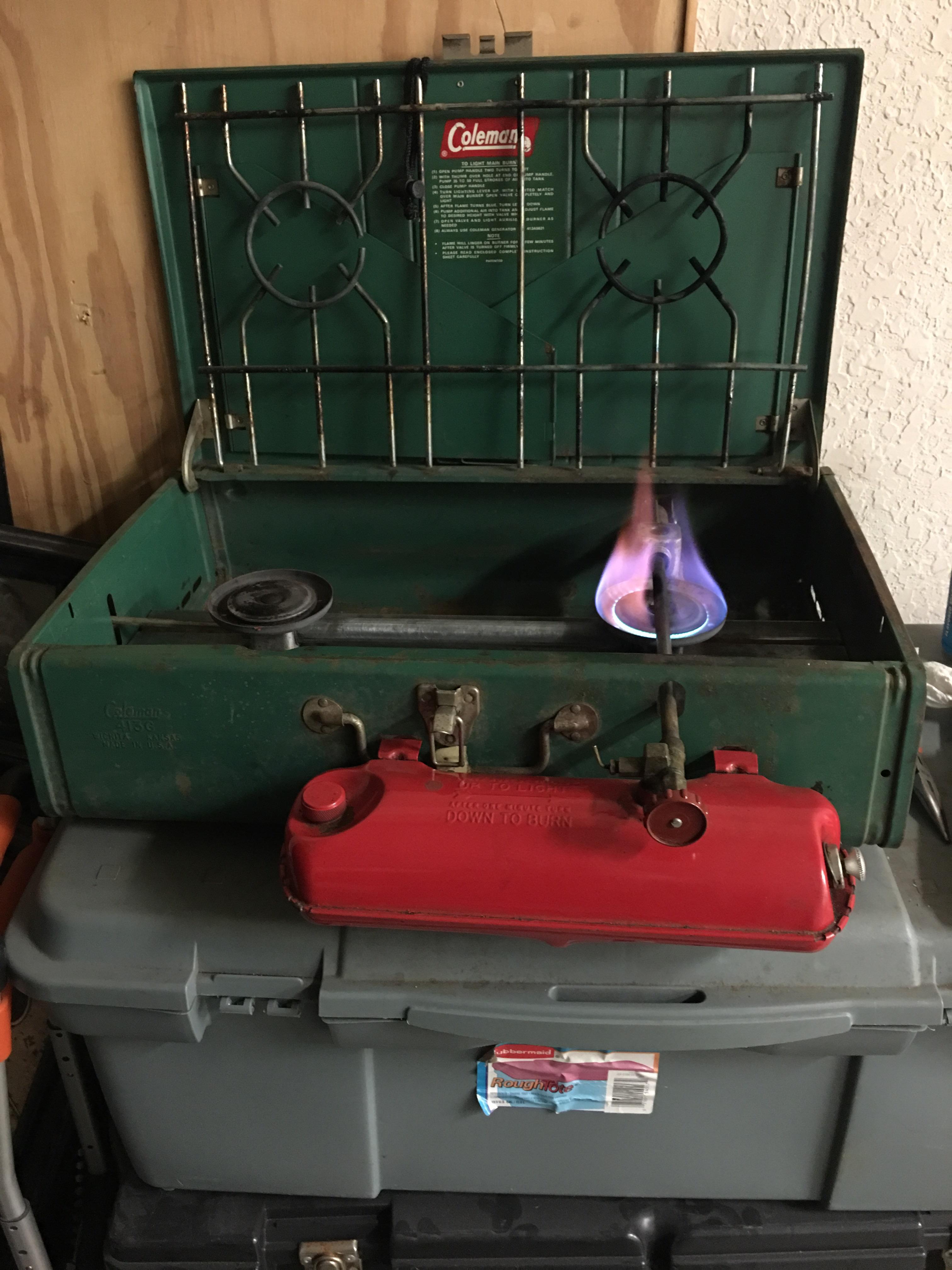 Issue with Coleman stove 413G I am trying to restore my dads old