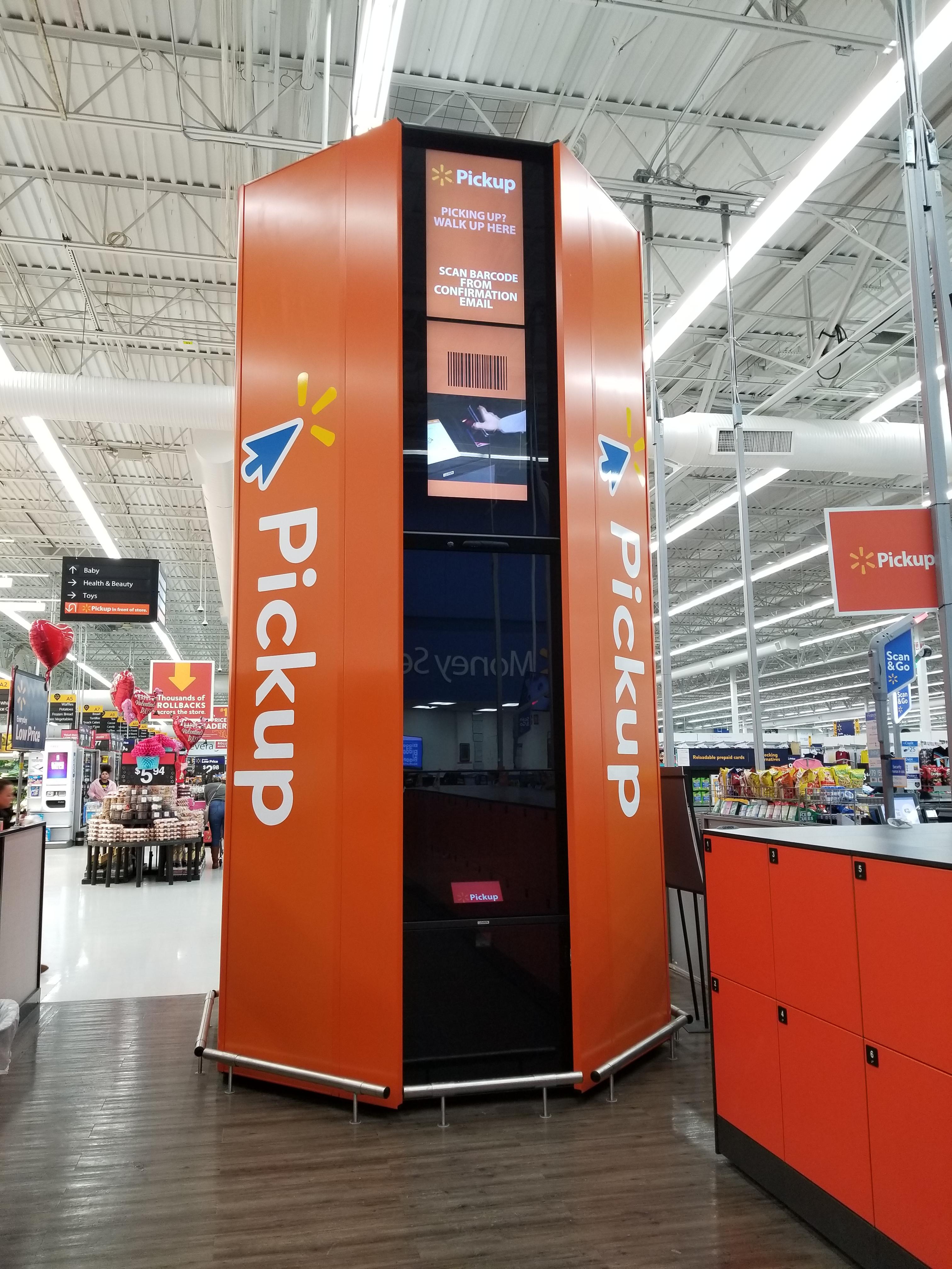 Behold, the Walmart pickup tower at the Hagerstown, Maryland store