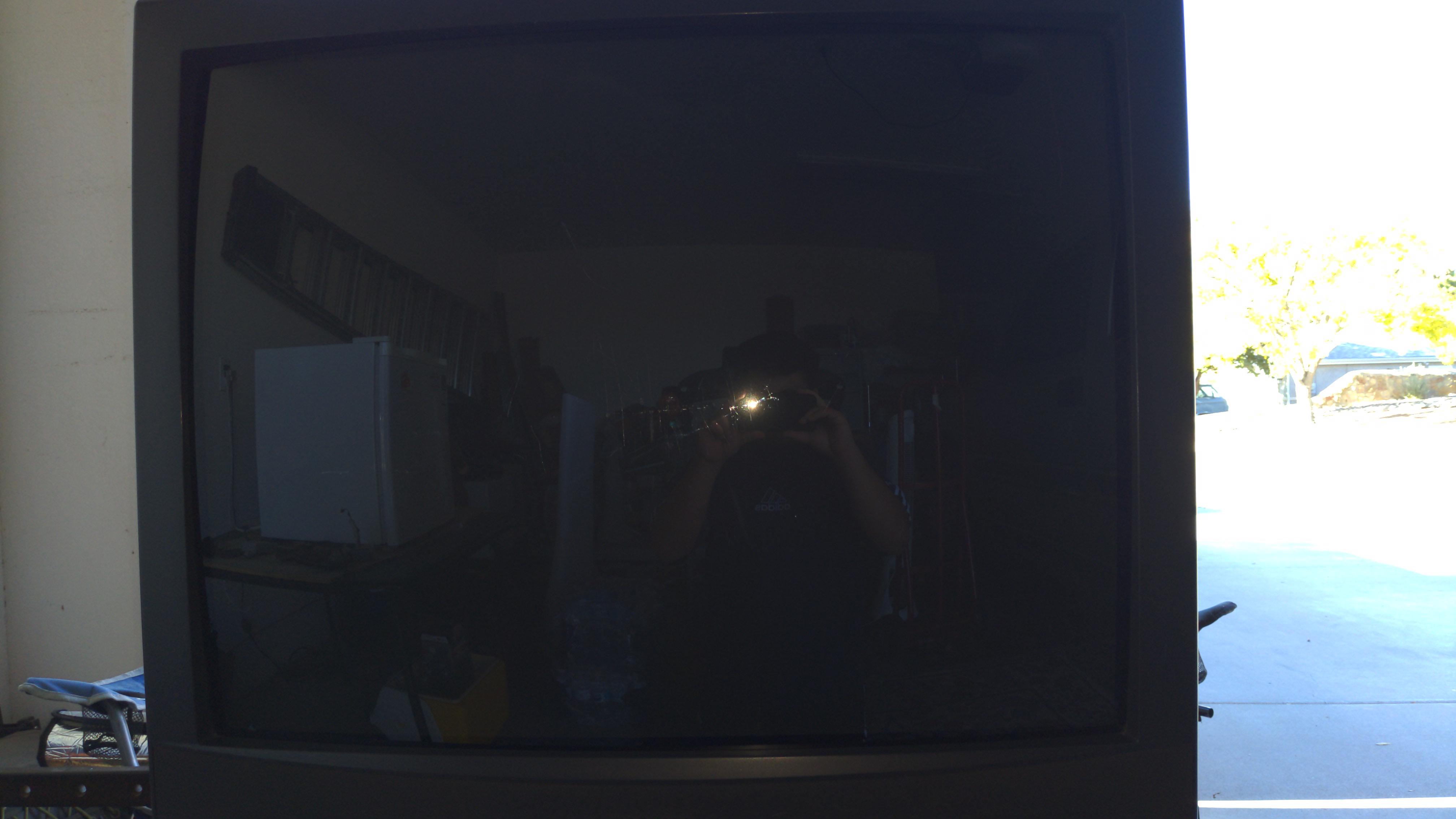 My introductory Toshiba CRT! Picture could be better but I would say it