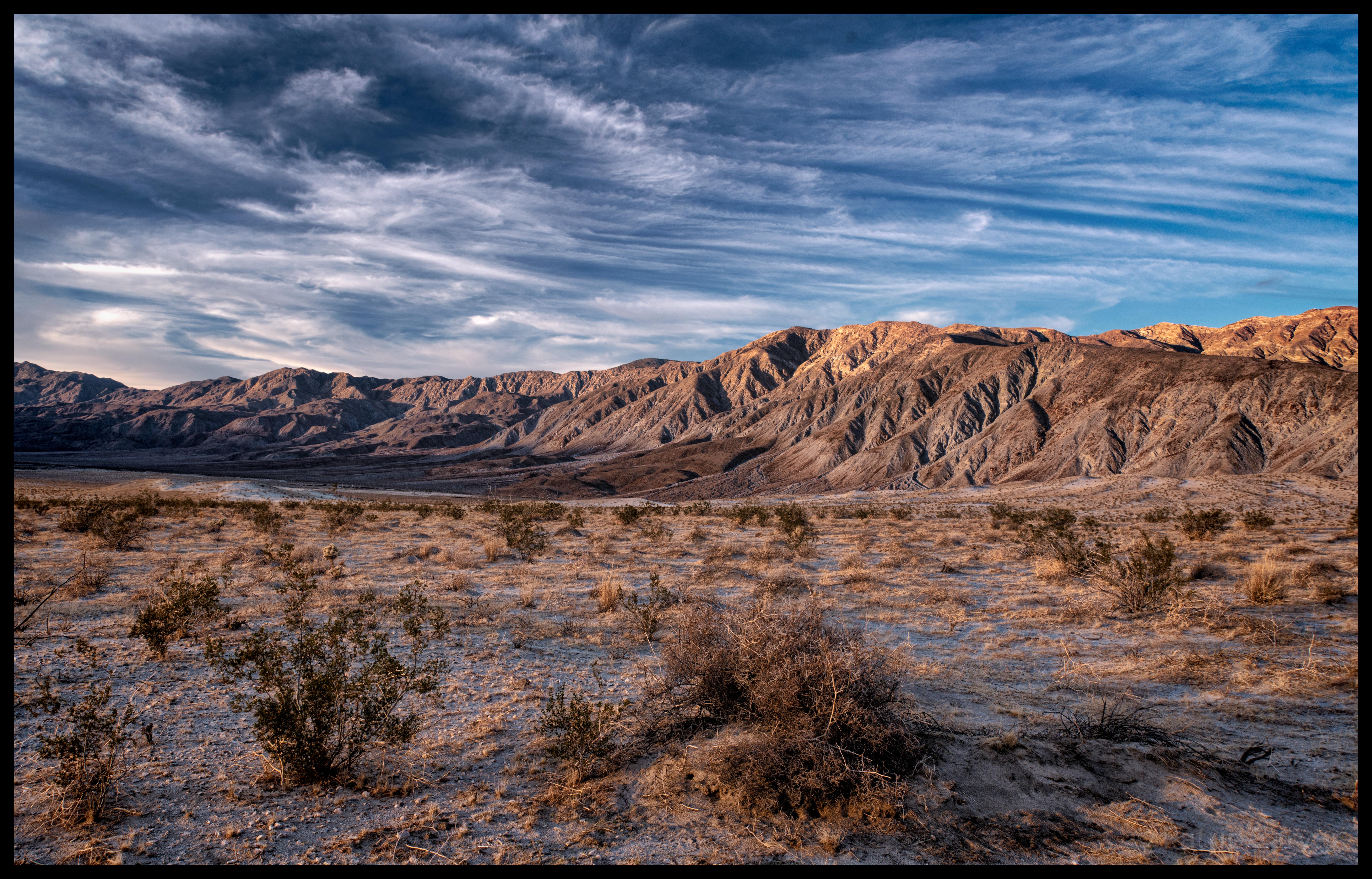 Outside Borrego Springs, CA, near Rattlesnake Canyon off the Borrego