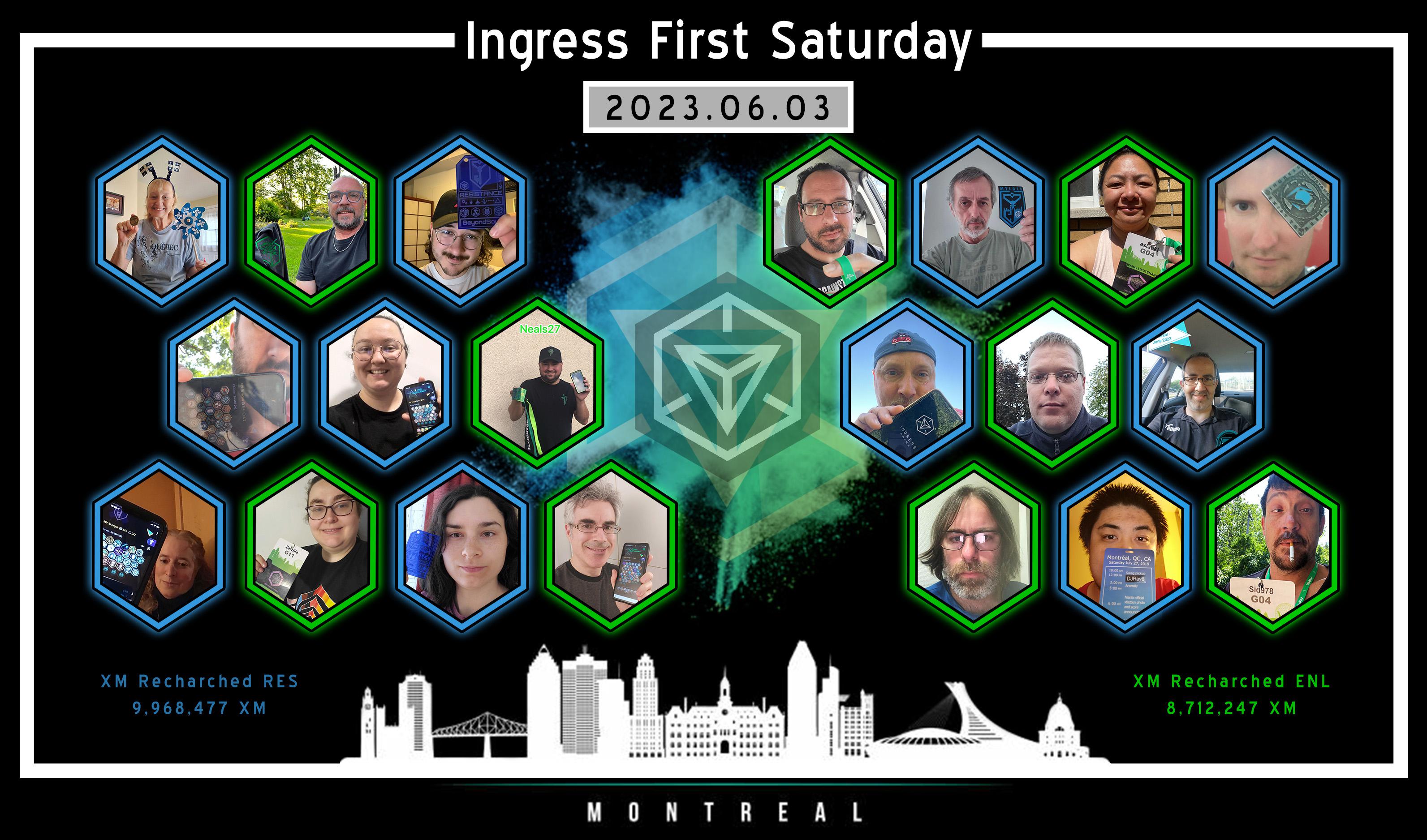 Ingress First Saturday IFS June 2023, Montreal, Canada r