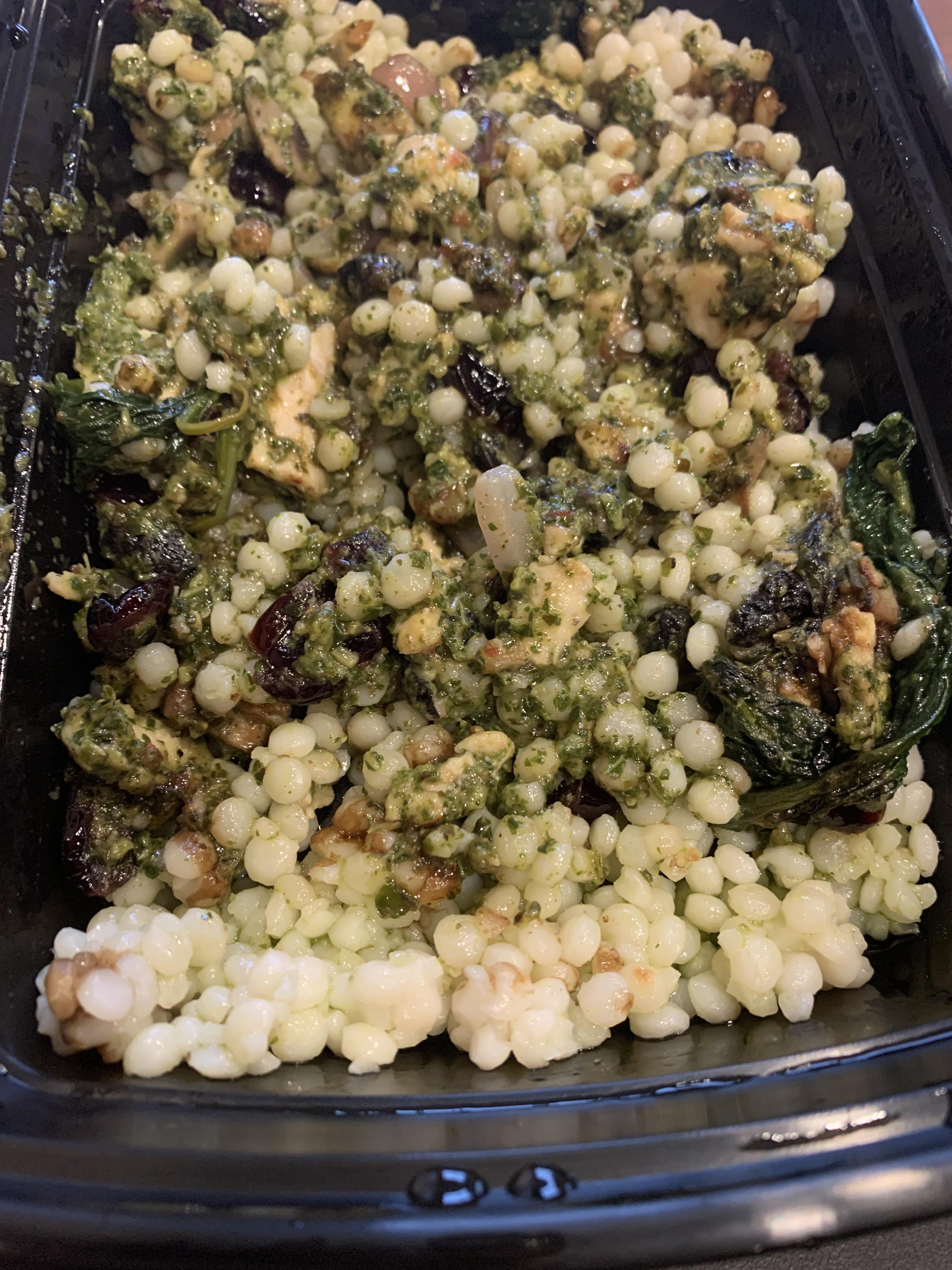 What are these little white balls that are in my cafeteria food? They