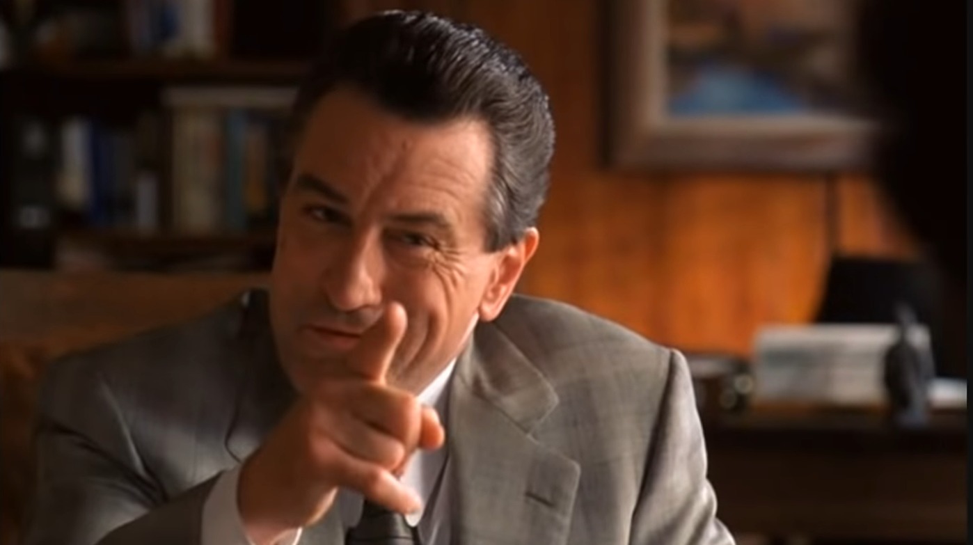 For his role as Paul Vitti in Analyze This (1999), Robert De Niro took