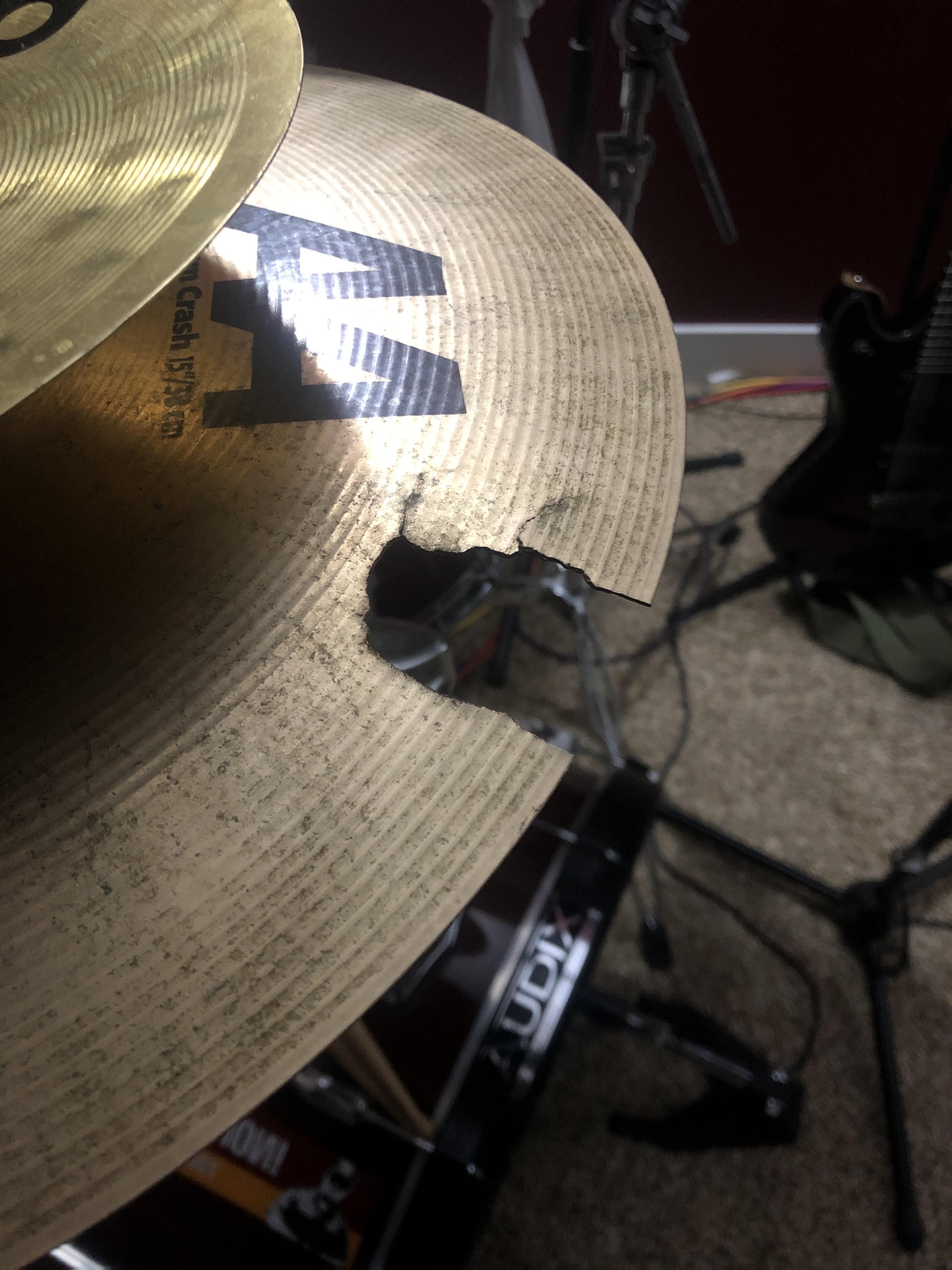 Best way to salvage broken cymbals??? r/drums