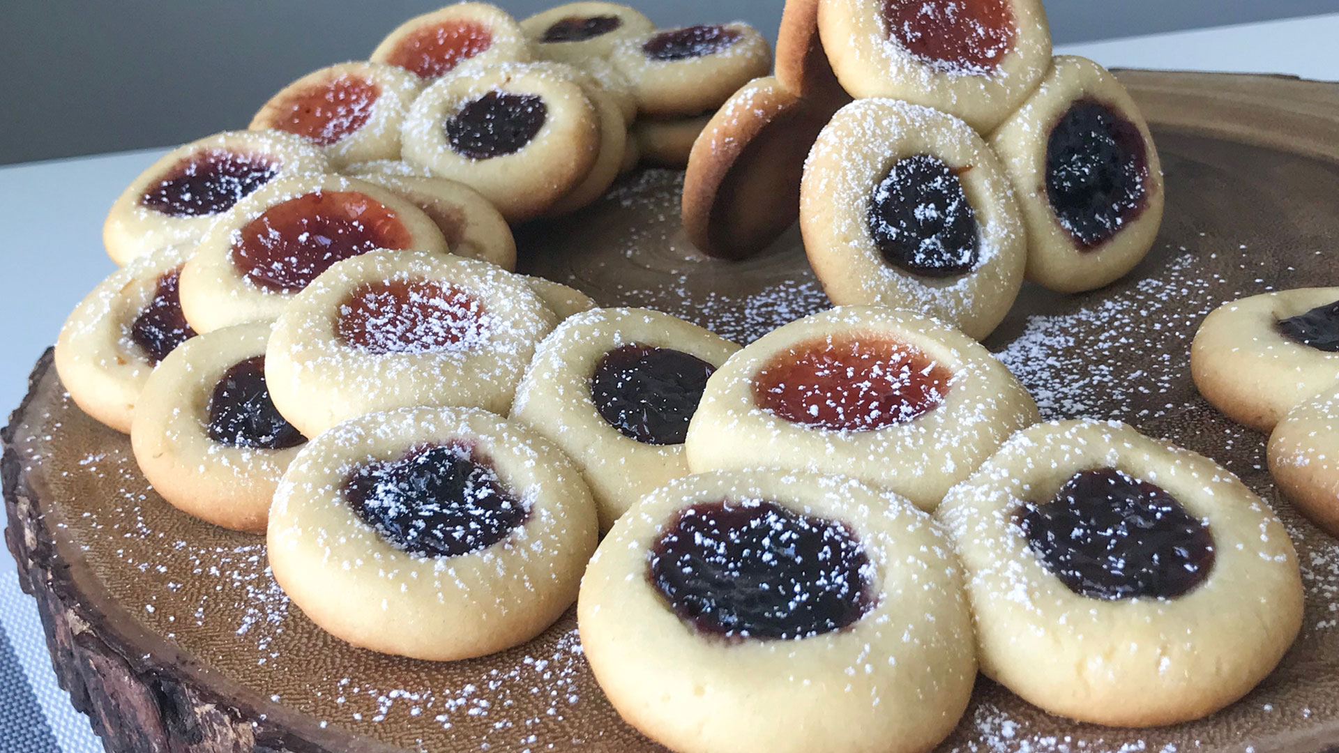 Homemade Butter Vanilla Cookies with Jelly r/Baking