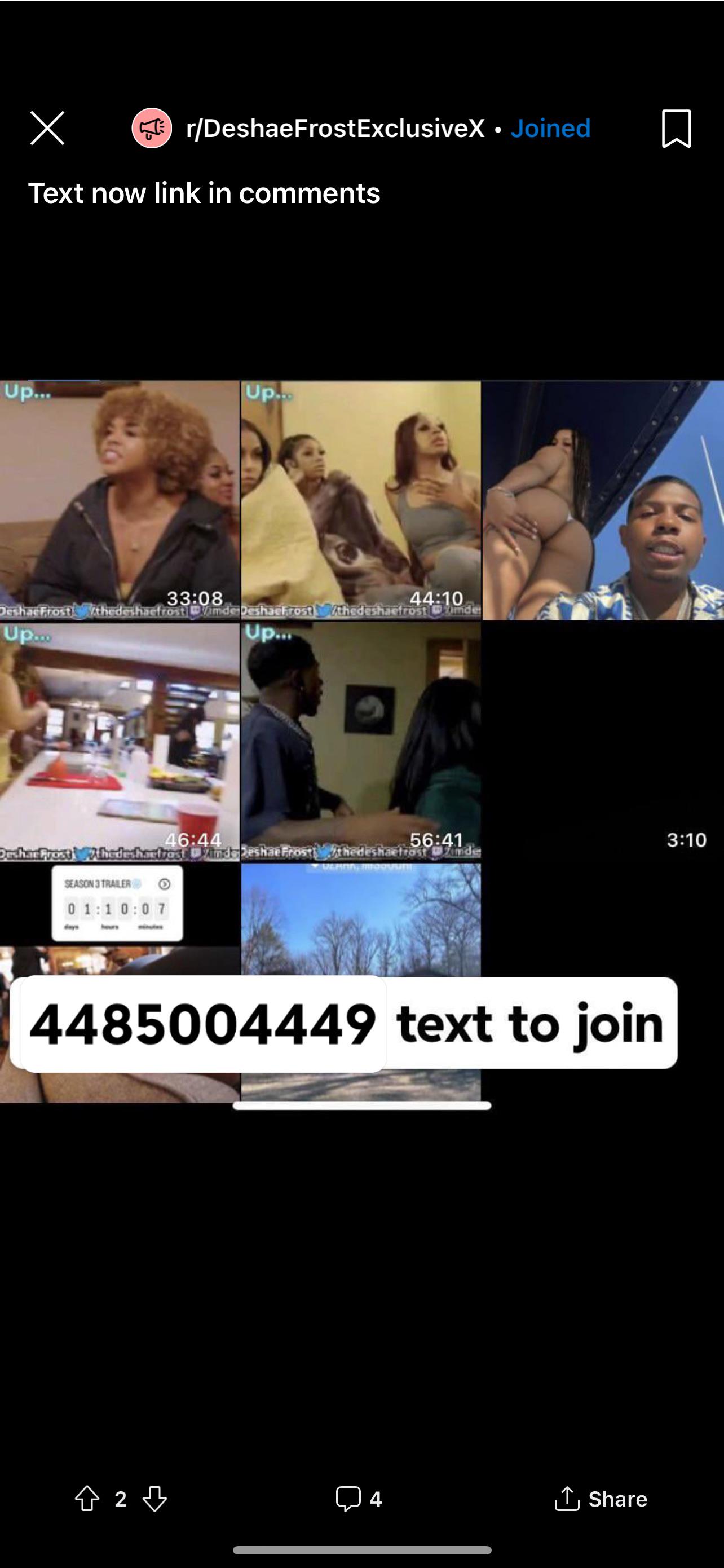 DeshaeFrostExclusiveX