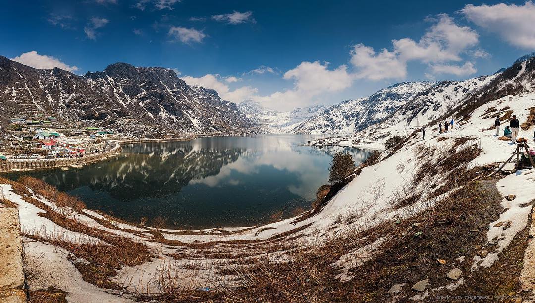 Tsomgo Lake Sikkim, glacial lake in the East Sikkim, India. r/india
