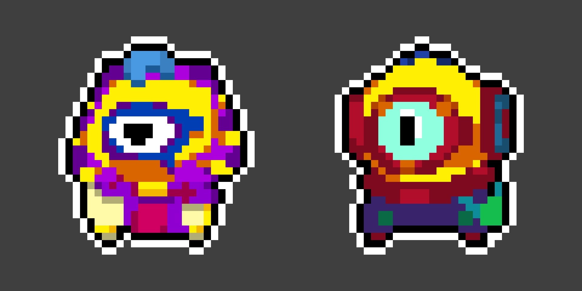 So, I made animation for Otis and Pharaotis in Soul Knight style r