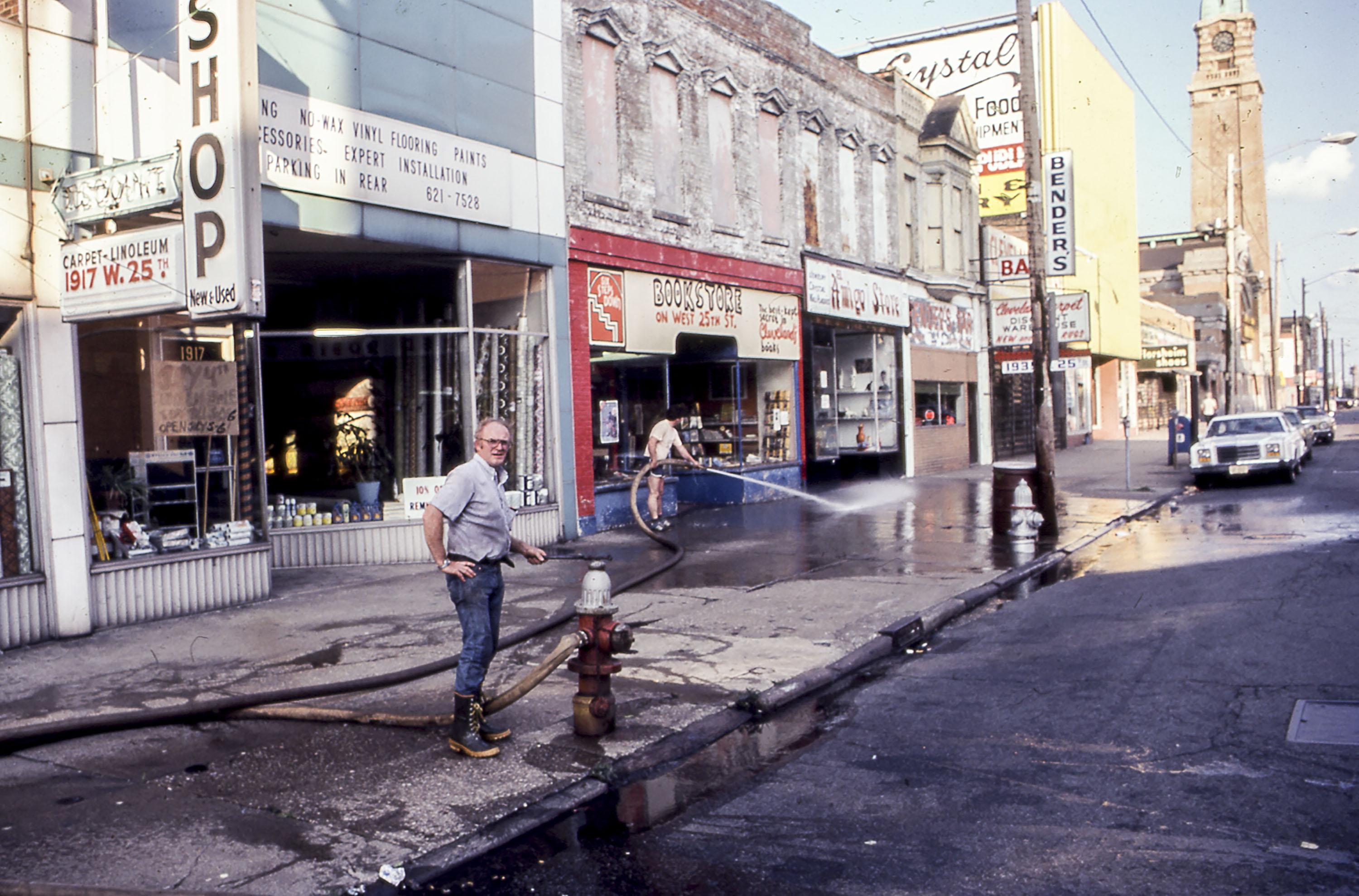 West 25th looking south, 1980 r/Cleveland