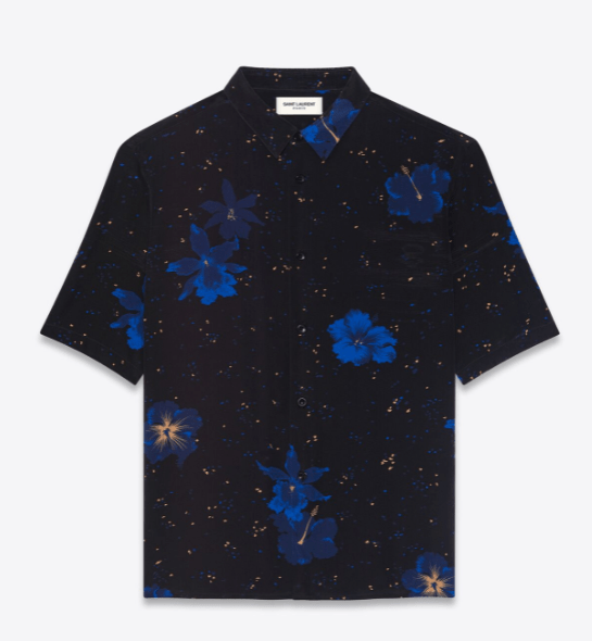 [W2C] Saint Laurent Blue Flower Silk Shirt r/FashionReps