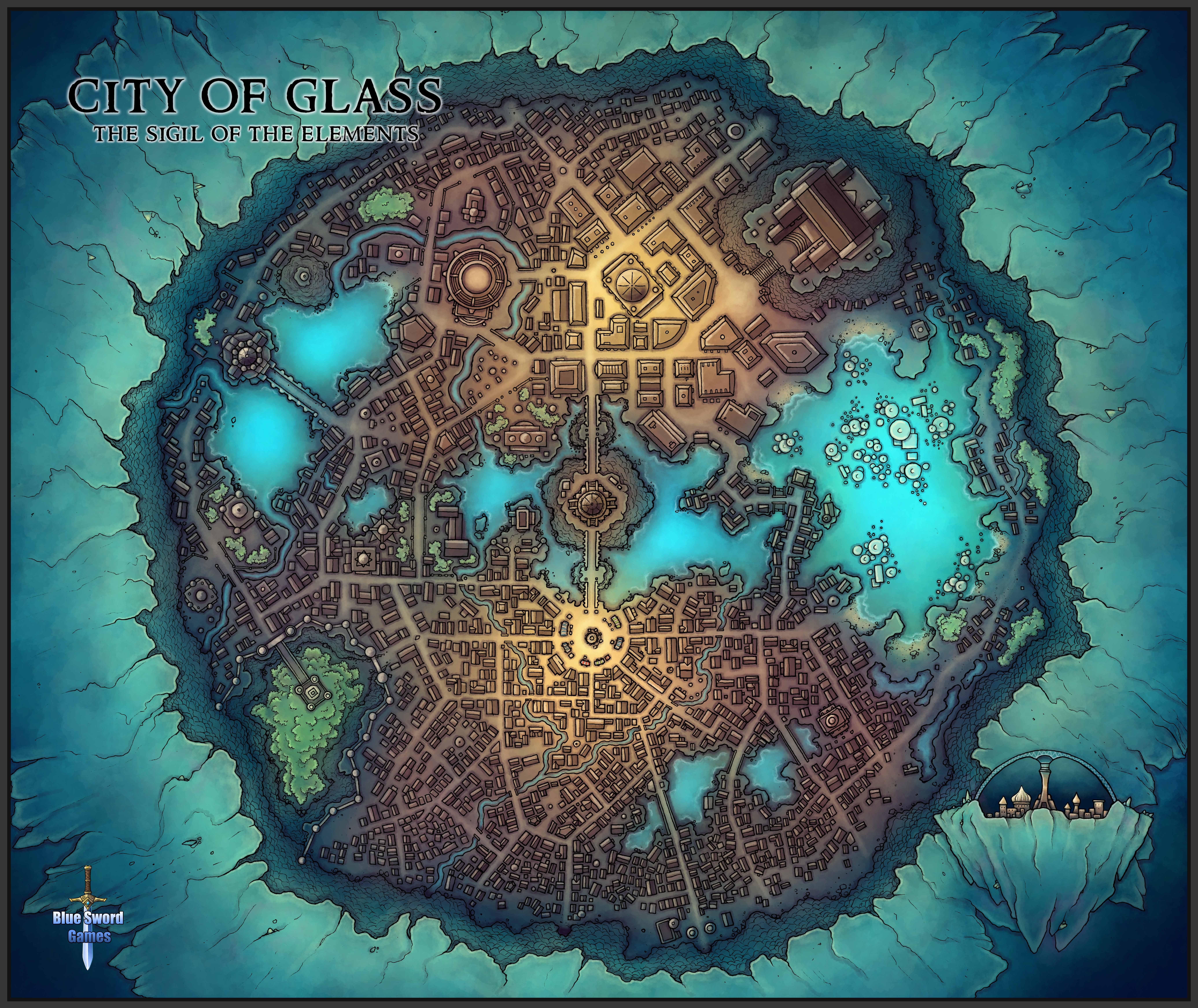 City of Glass r/dndmaps