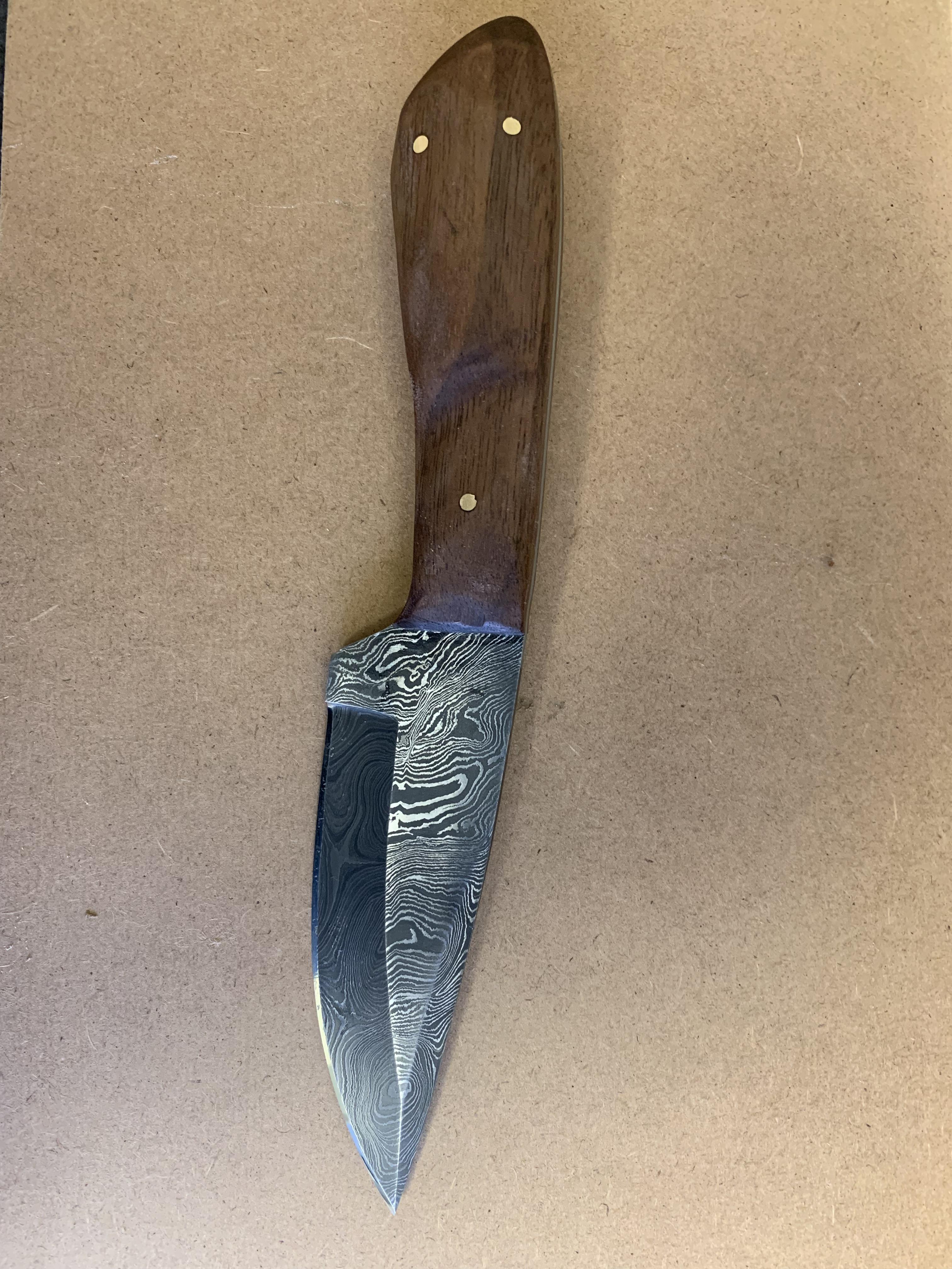 First attempt at making scales for a knife r/woodworking