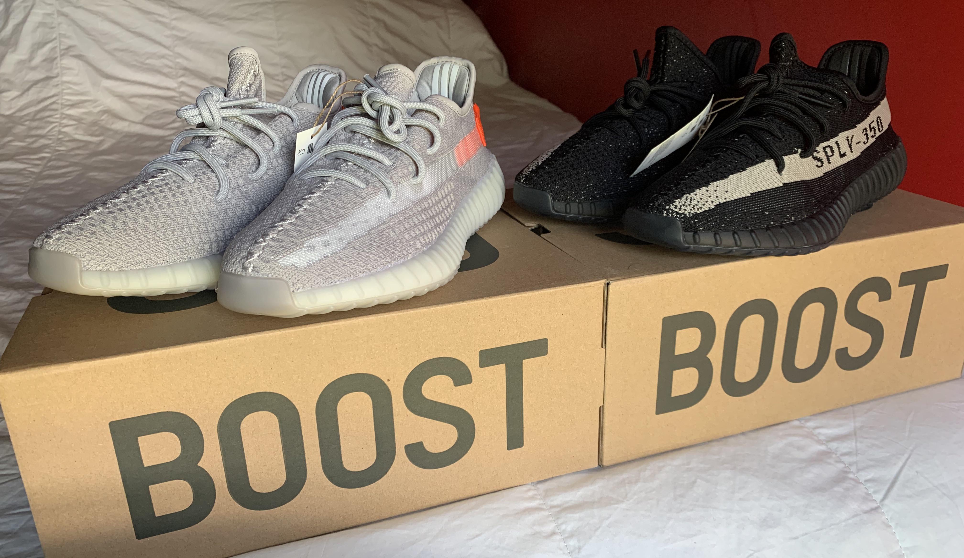 My final pair came in today. These are my Yeezy day w’s. Dazzling blues