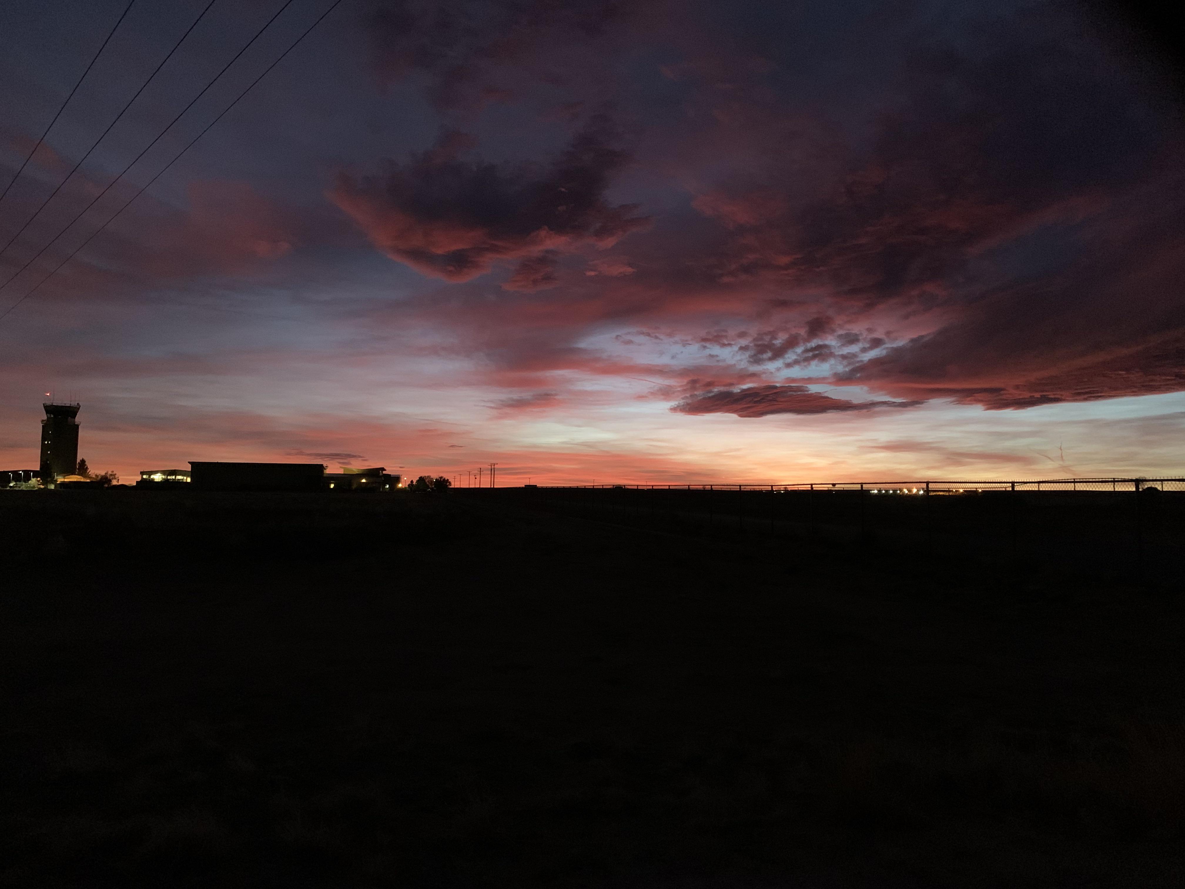 Sunset from Double Eagle r/Albuquerque