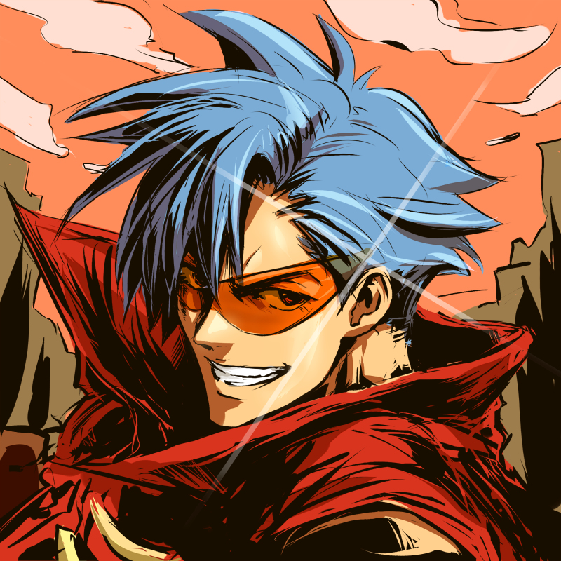 Kamina (Daily Fanart 1) r/gurrenlagann