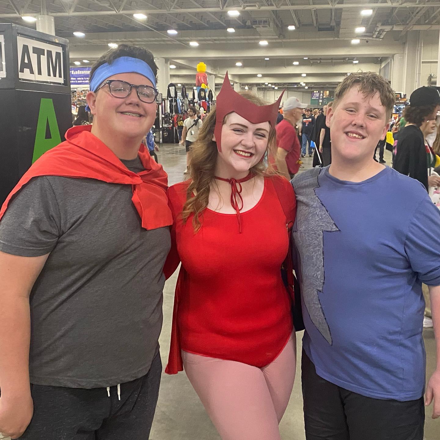 Last year, my Wanda costume got a lot of love. Today I wore it again to