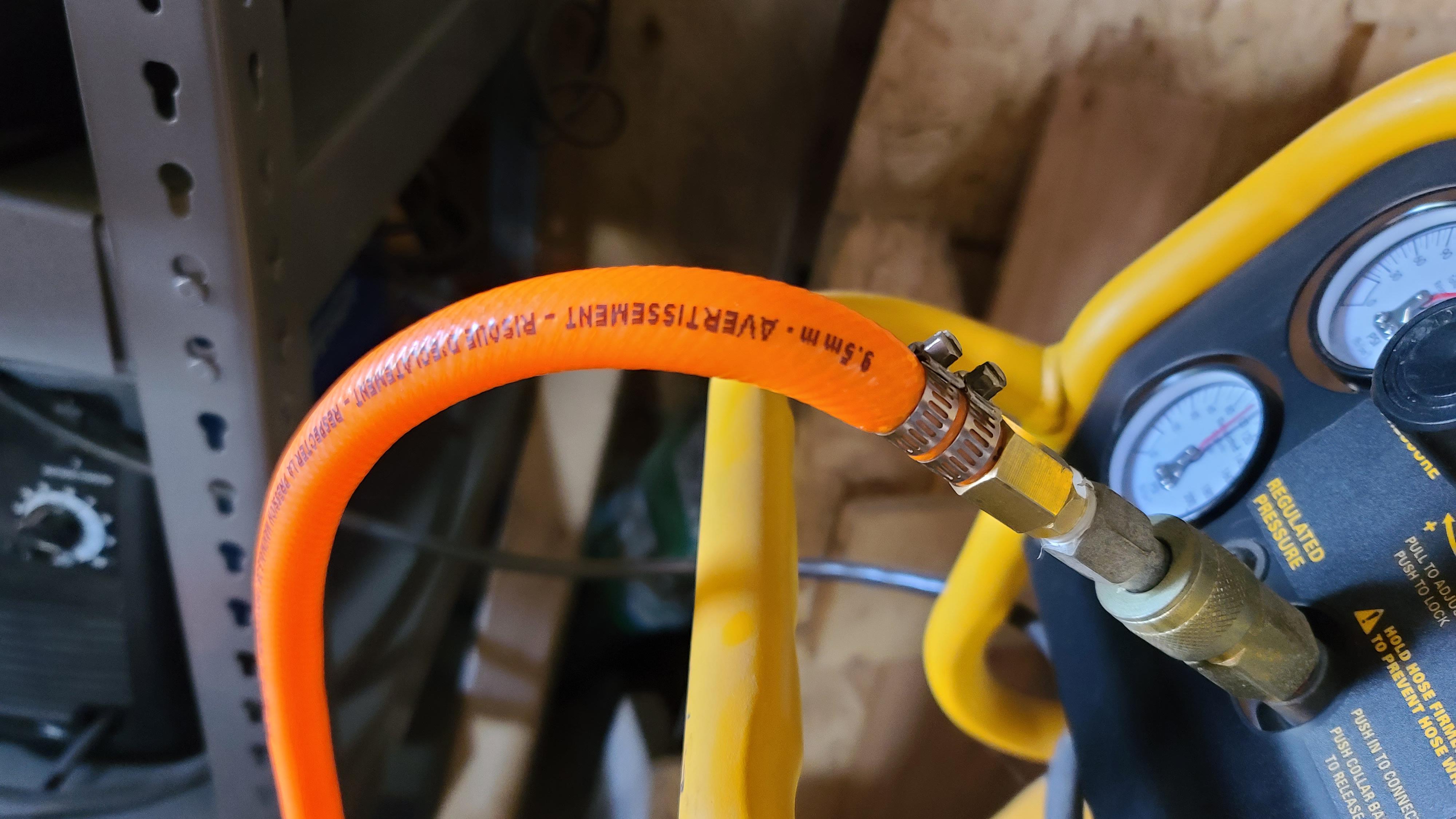 Air hose keeps bursting even after 3 reparation, inflates from the