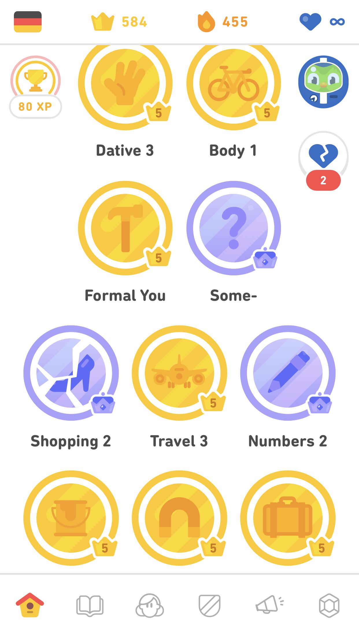 Why is my purple topic cracking if I already completed it? I thought