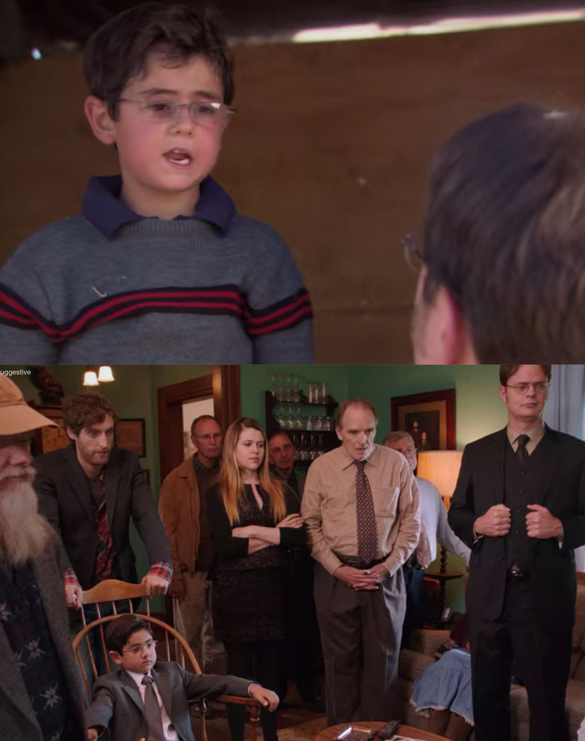 I couldn't figure out why I always recognized Dwight's Nephew