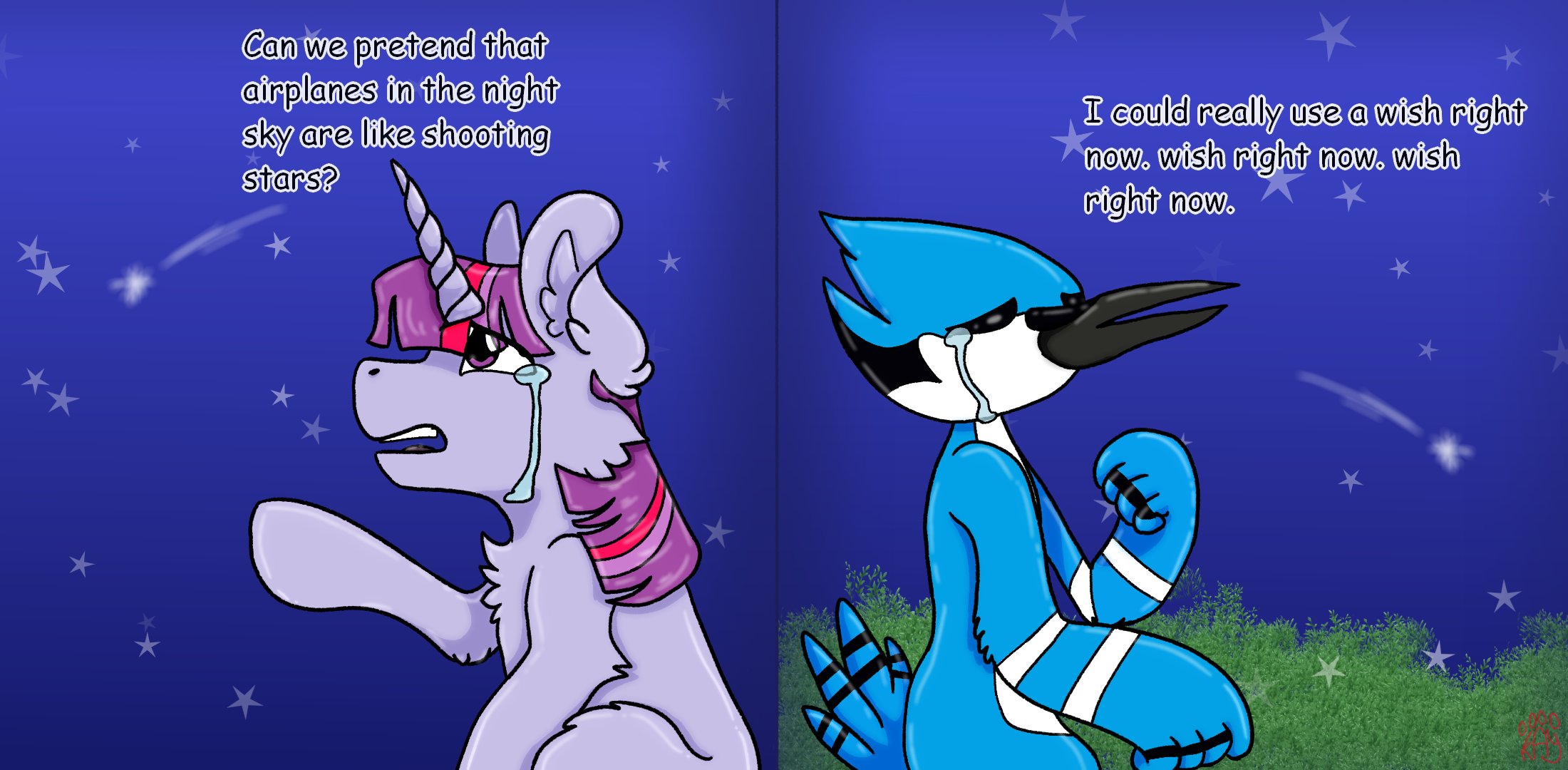 🎵 Can we pretend that airplanes in the night sky are like shooting stars? I could really use a