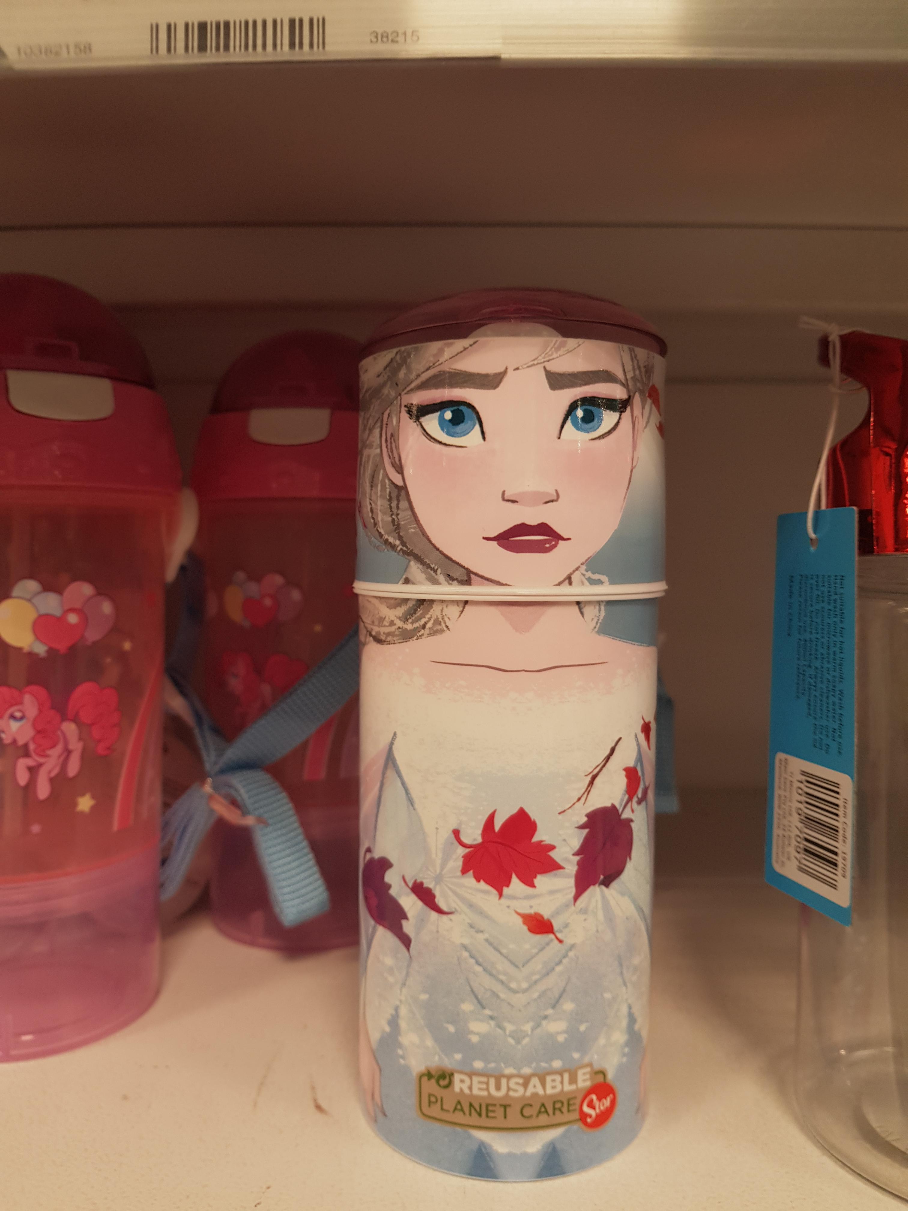 This Elsa bottle in my local home bargains r/CrappyDesign